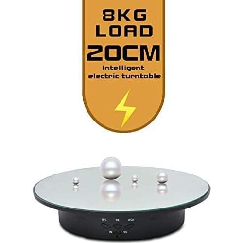 Soporte de Exhibición Rotatorio Motorizado JAYEGT 20cm 8kg
