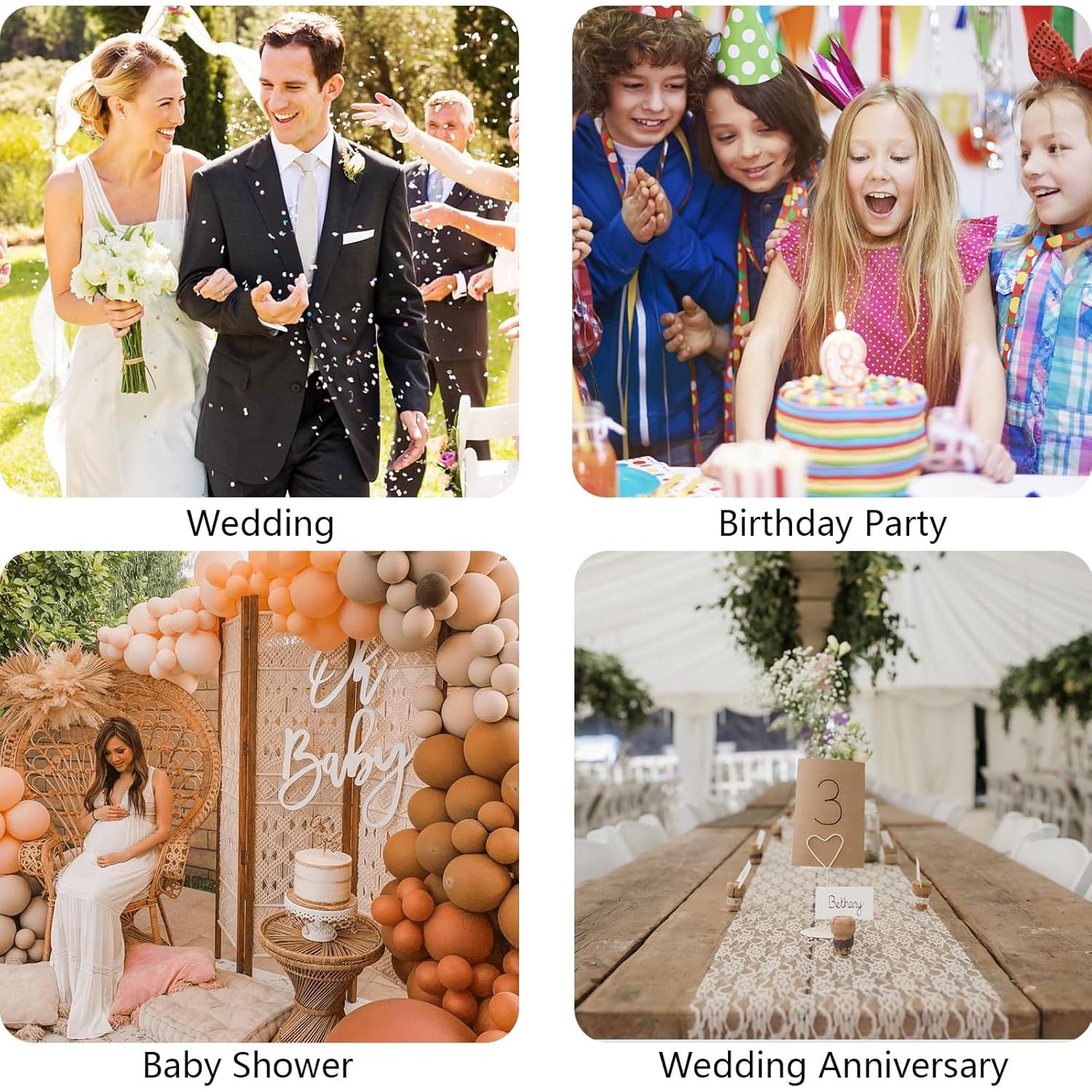 Soporte de fondo redondo 2.01m XEAPOMS Dorado para globos