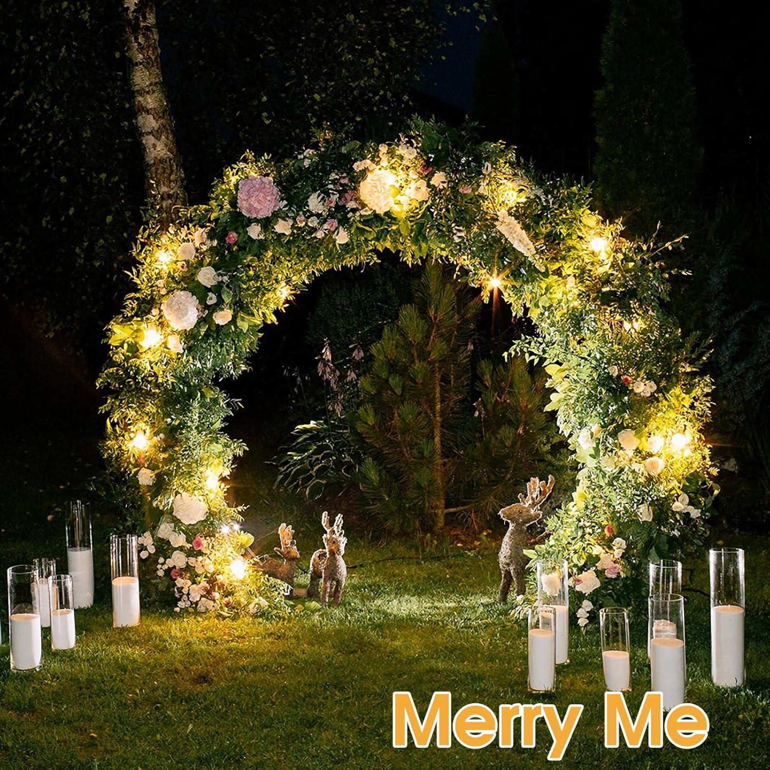 Soporte de fondo redondo 2.01m XEAPOMS Dorado para globos