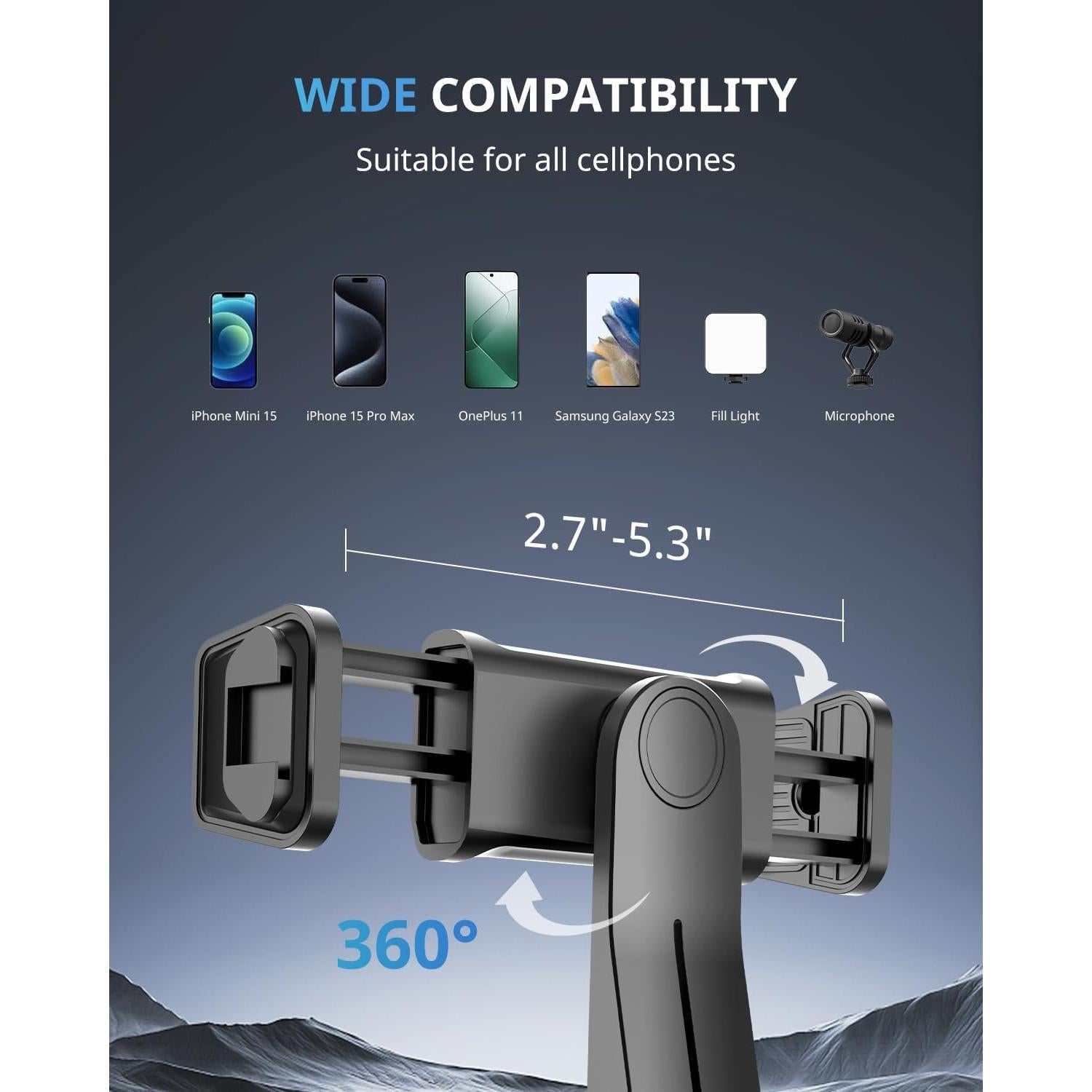 Luz de Anillo UBeesize 30 cm con Trípode Extensible 127 cm