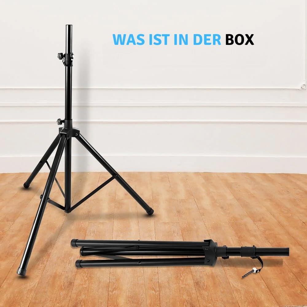 Soporte de trípode Pyle PSTND25 para altavoces 182.88 cm