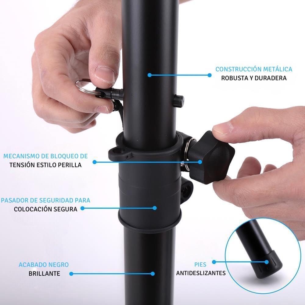 Soporte de trípode Pyle PSTND25 para altavoces 182.88 cm