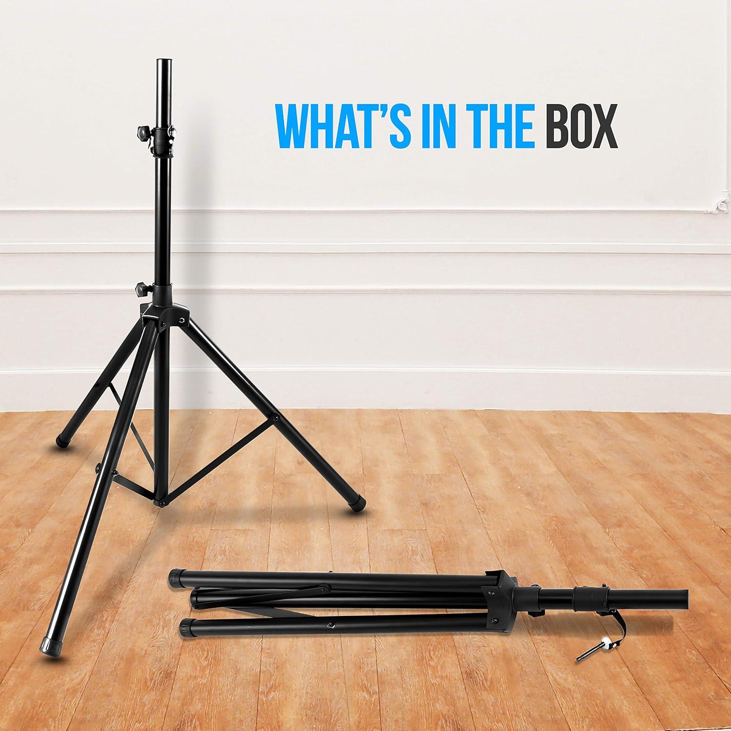 Soporte de trípode Pyle PSTND25 para altavoces 182.88 cm