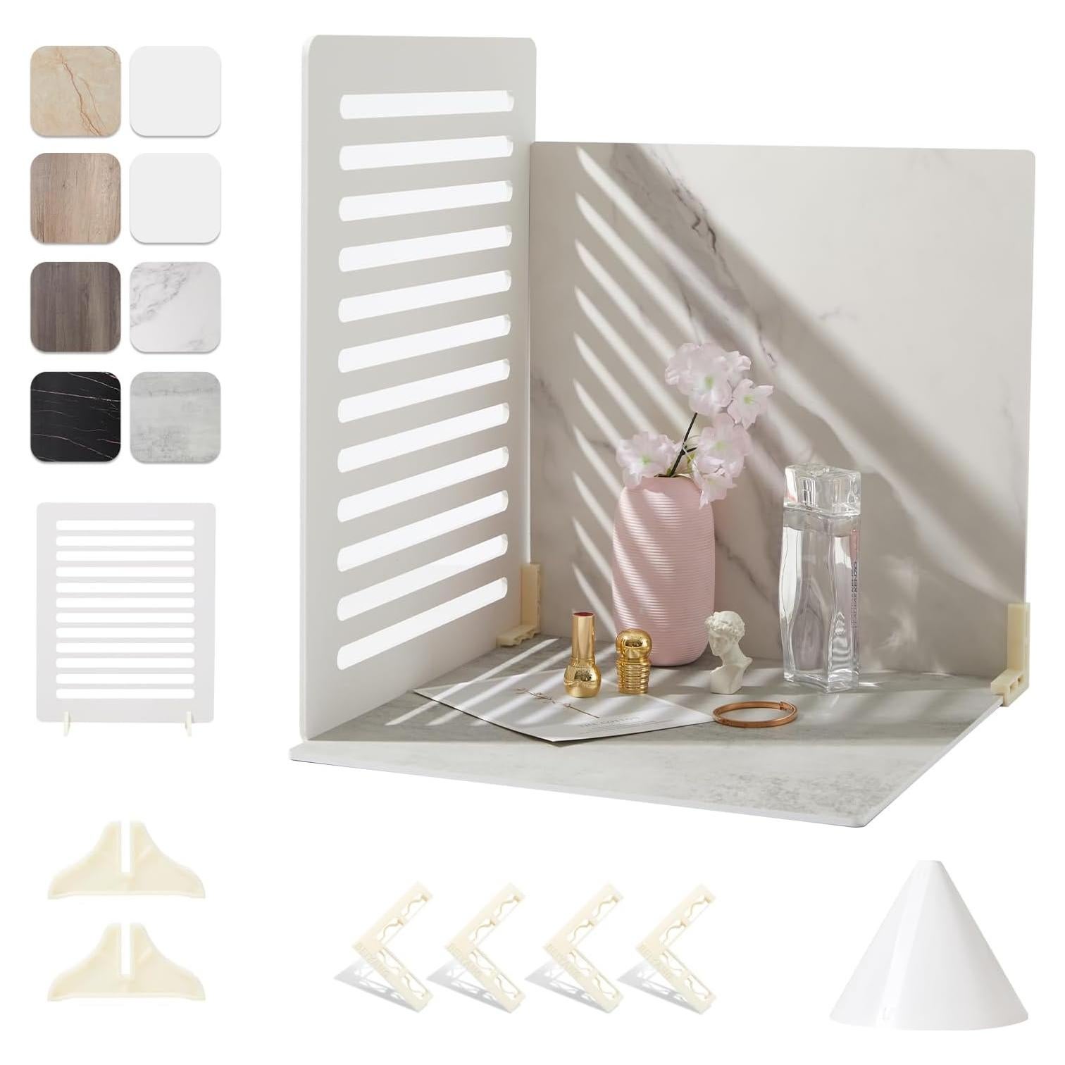 Kit de Fotografía BEIYANG 5 Piezas con Tableros y Cono de Luz