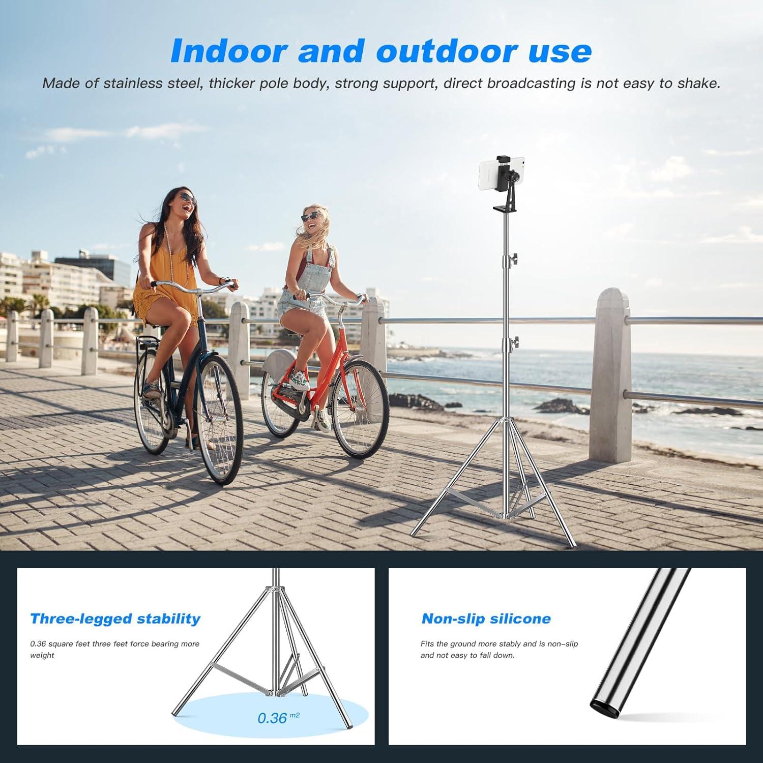 Soporte de Luz Portátil Soonpho SN-210 Acero Inoxidable 200cm