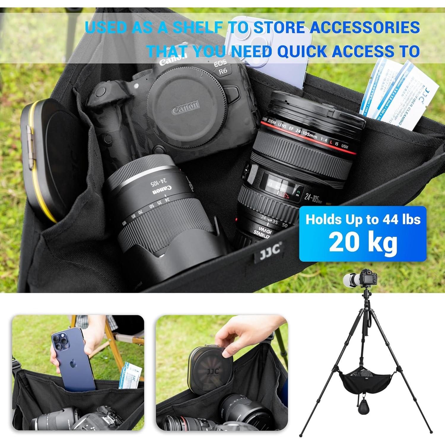 Bolsa de Peso para Trípode JJC TSB-M 20kg Alta Resistencia