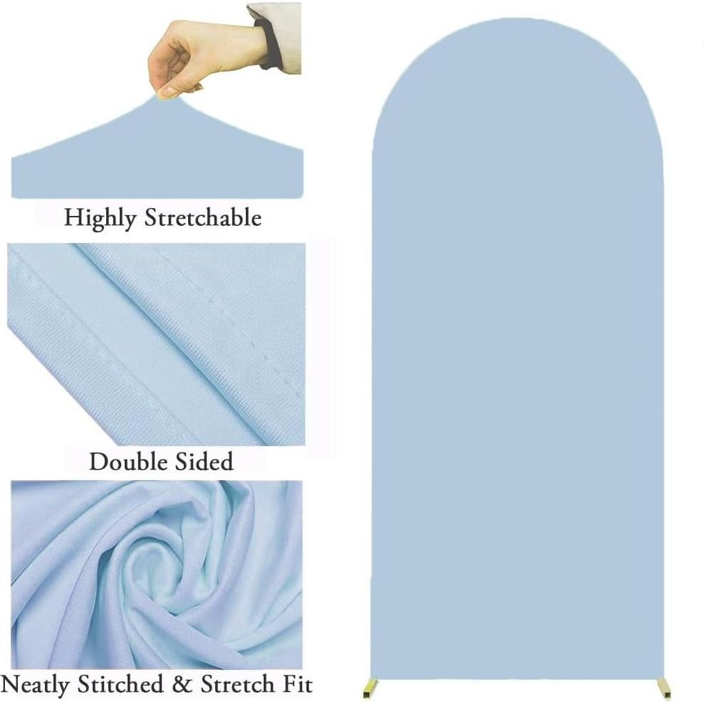 Cubierta de Arco de 2 Metros JFDYDM Azul Bebé para Fiesta