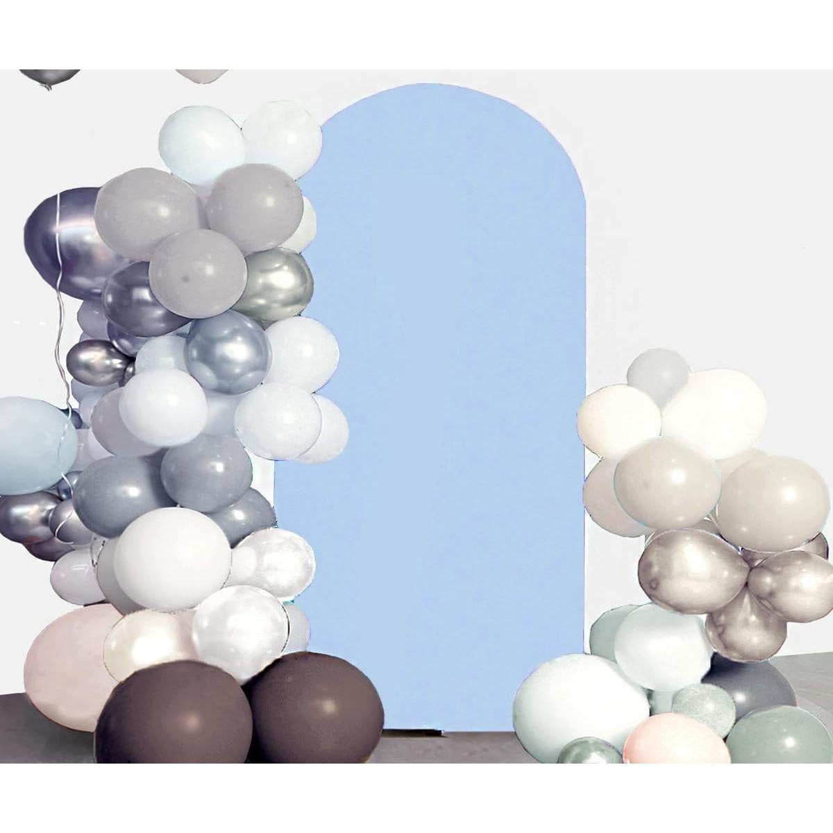 Cubierta de Arco de 2 Metros JFDYDM Azul Bebé para Fiesta