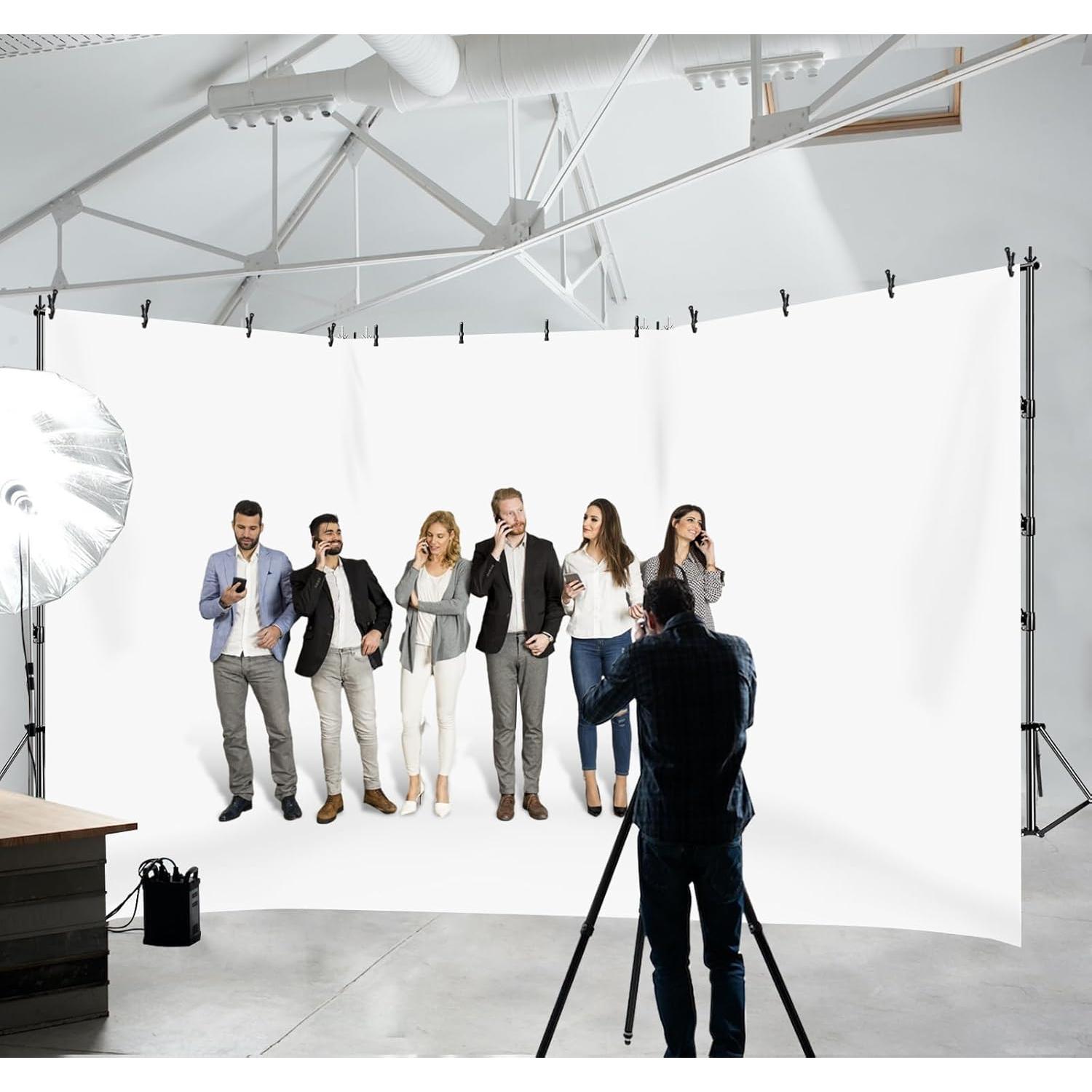 Soporte de Fondo SLOW DOLPHIN 9.14m x 3.05m con Accesorios