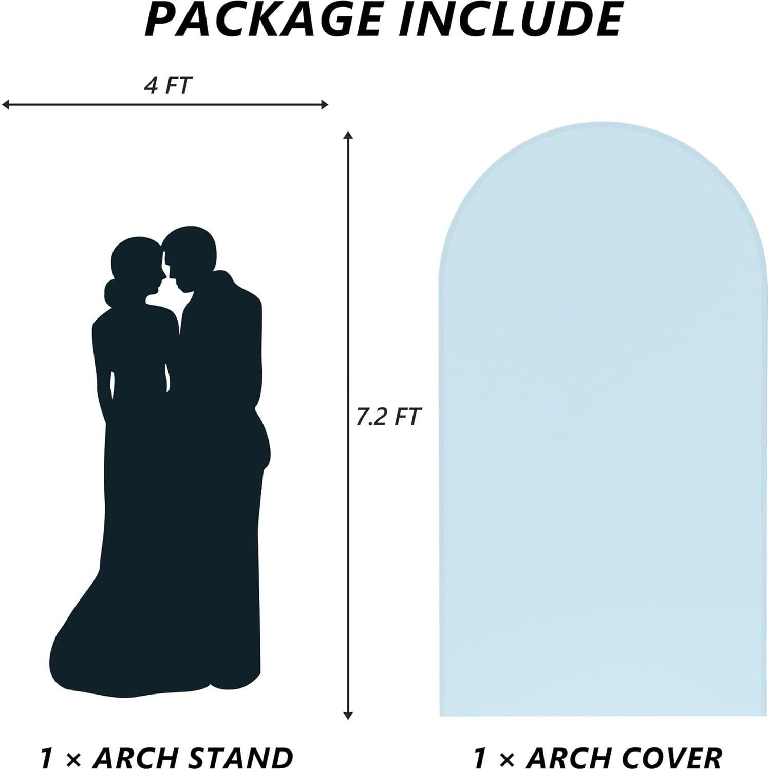 Soporte de Arco de Metal Neatsure 2.2m con Cubierta Azul