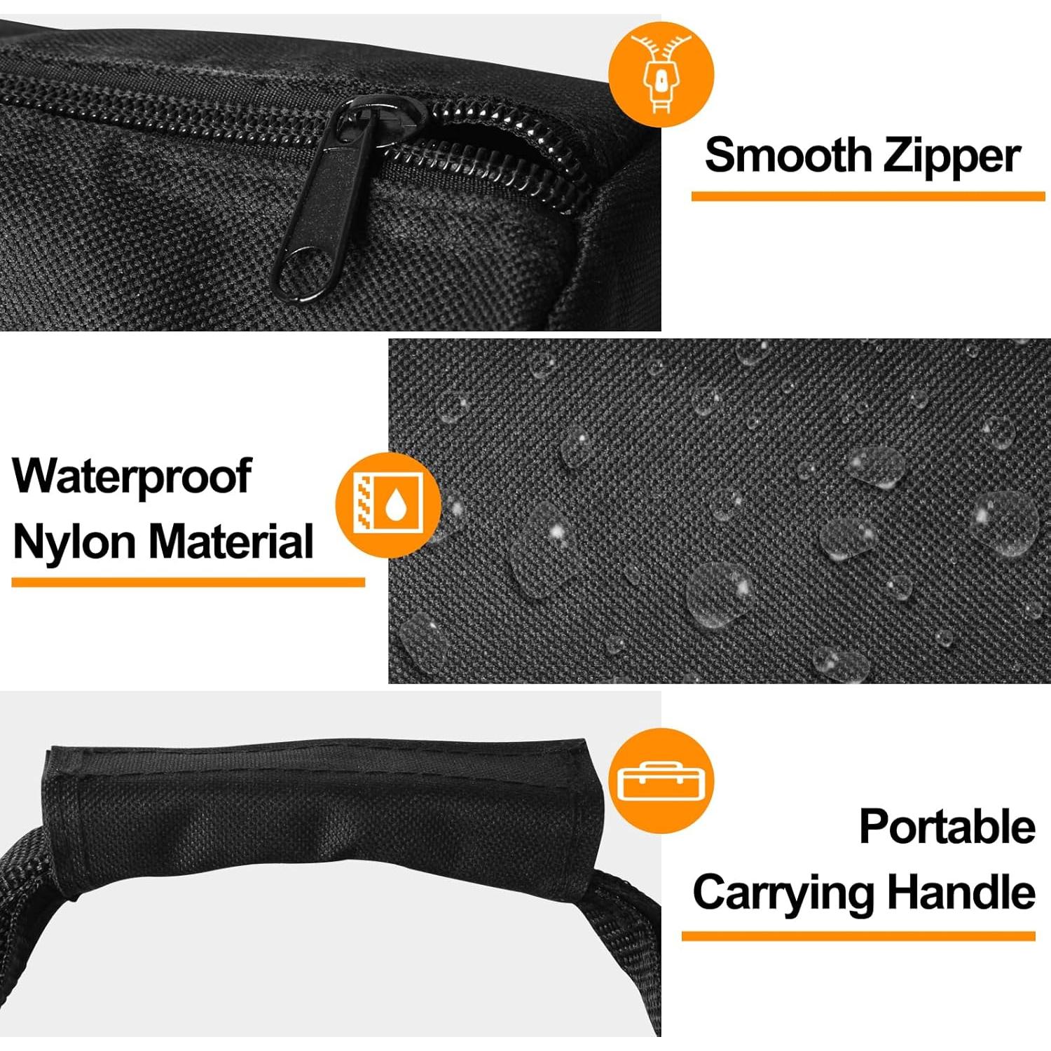 FUDESY 38.6in Tripod Carrying Case Bag, Heavy Duty Nylon Carry Bag with Handles for Photography Photo Studio Light Stands Tripod Monopod