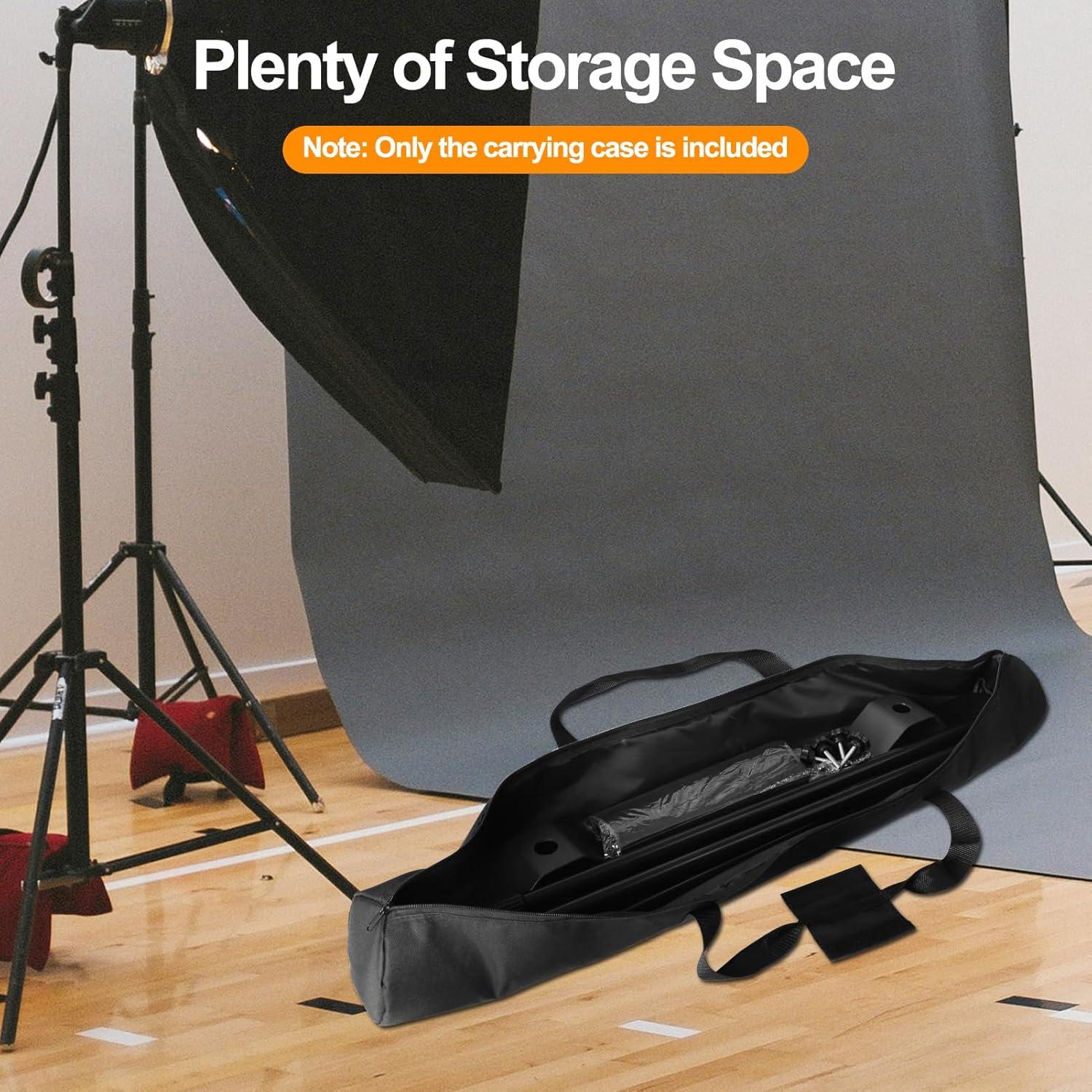 FUDESY 38.6in Tripod Carrying Case Bag, Heavy Duty Nylon Carry Bag with Handles for Photography Photo Studio Light Stands Tripod Monopod