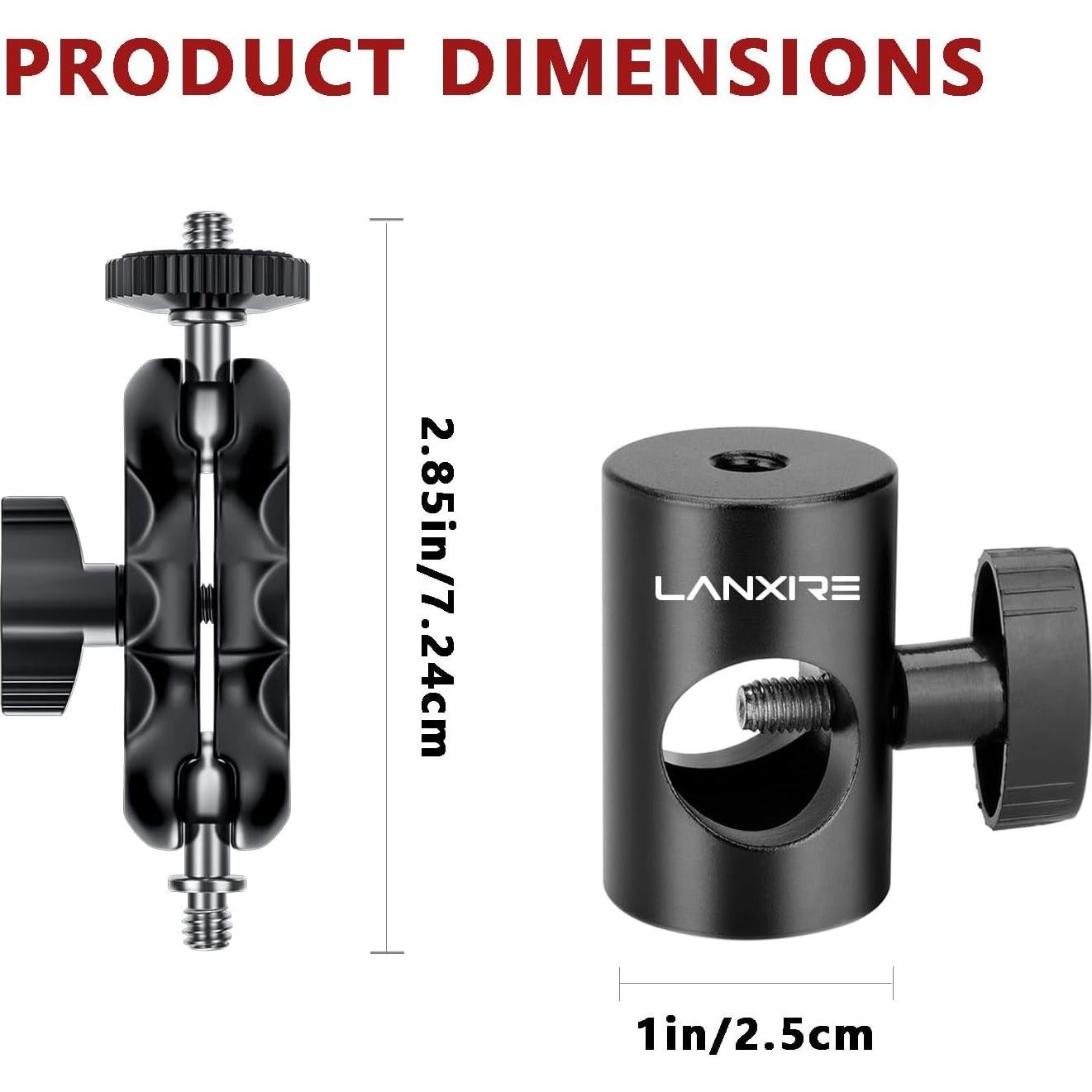 Adaptador de Montaje Lanxire L0212 para Soporte de Luz