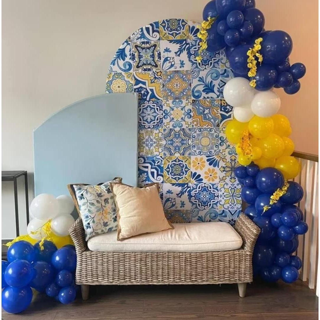 Cubierta de Fondo Arqueada Azul Claro Elástica 1.22x2.18m