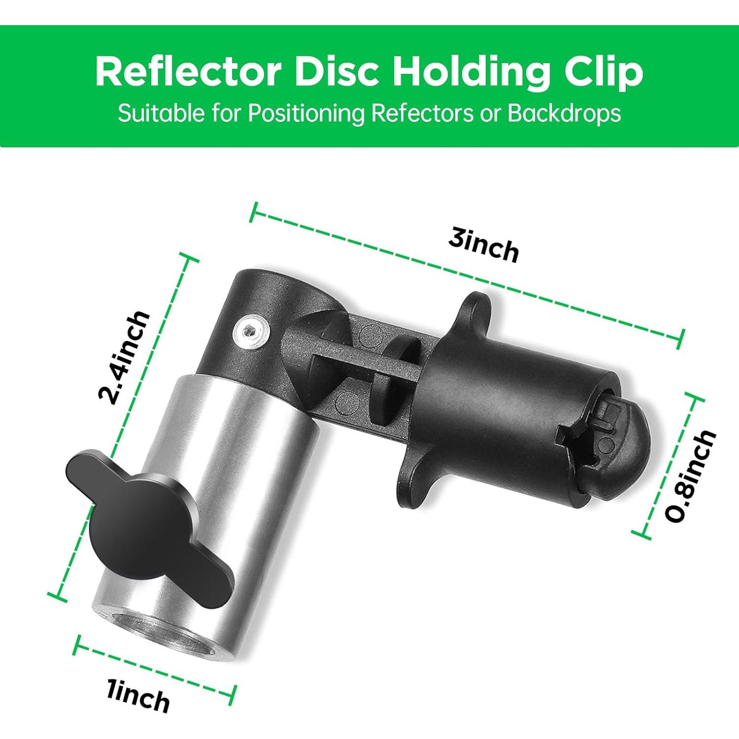 Soporte de Clip y Trípode de Luz Hahawalker 2.6m Ajustable