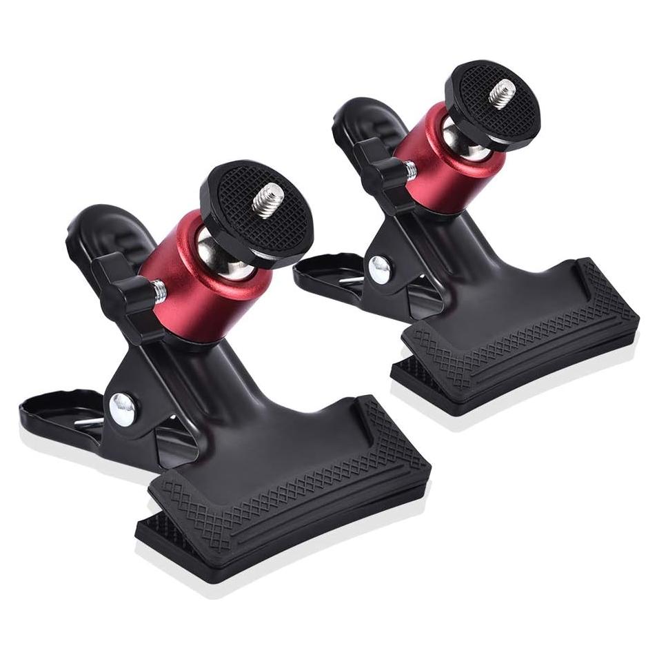 Abrazadera de Clip UTEBIT para Cámara con Trípode 360° - 2 Paquete