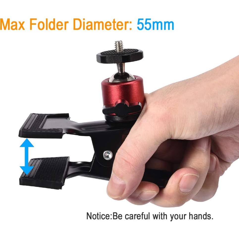 Abrazadera de Clip UTEBIT para Cámara con Trípode 360° - 2 Paquete