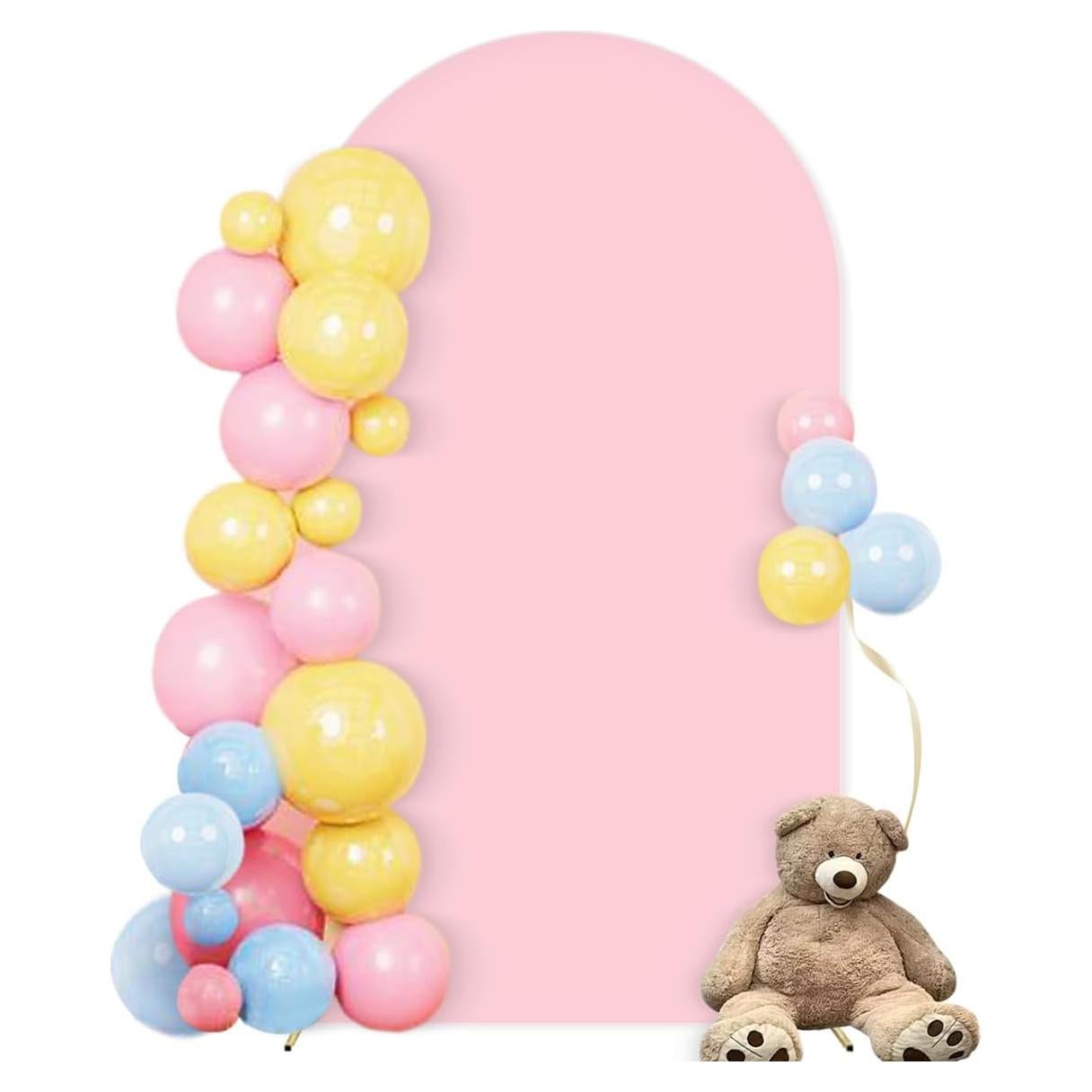 Cubierta de Arco de Boda Spandex Rosa 1.83m Chiara