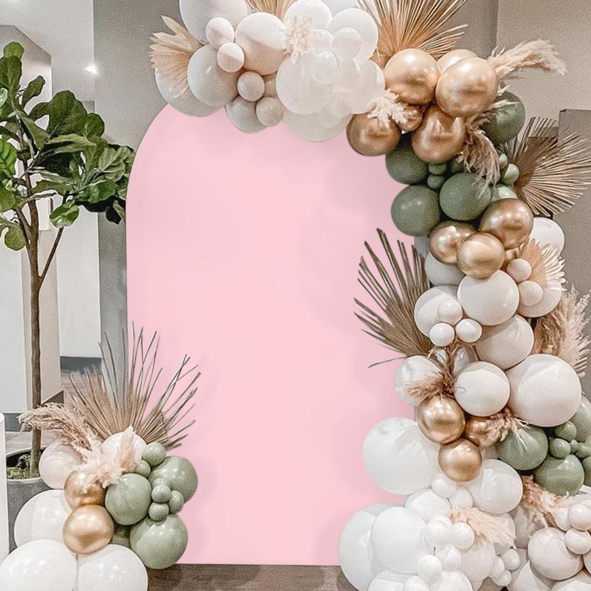 Cubierta de Arco de Boda Spandex Rosa 1.83m Chiara