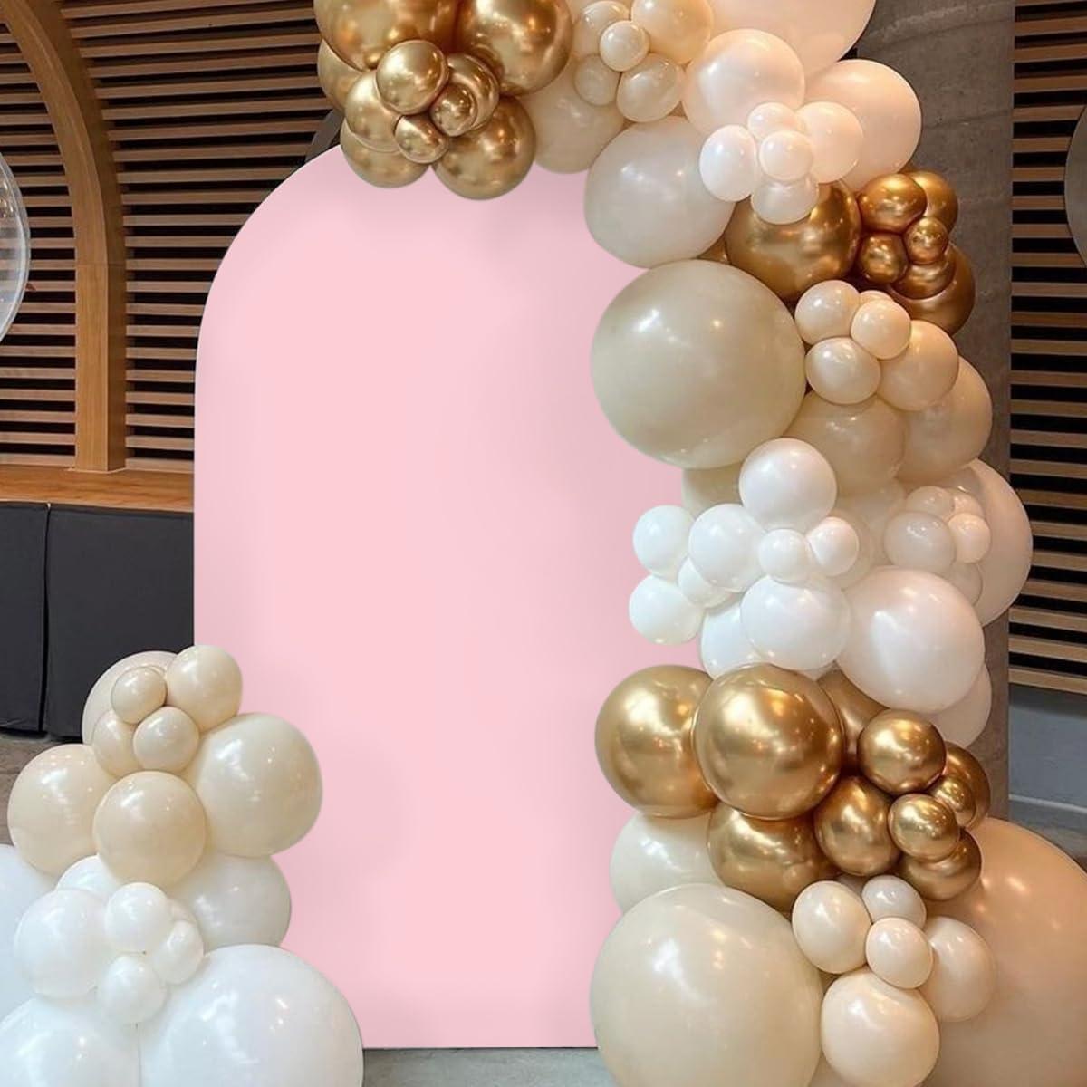 Cubierta de Arco de Boda Spandex Rosa 1.83m Chiara