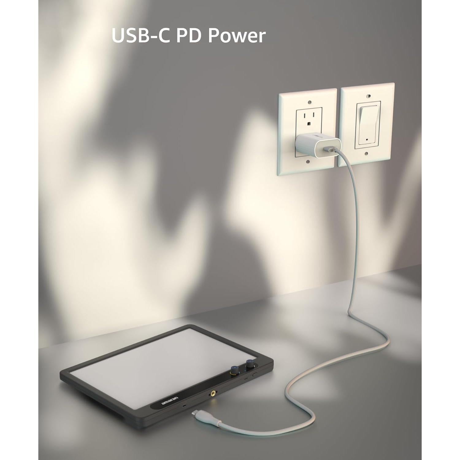 Panel LED amaran Verge 26W Bi-Color Ajustable CCT Carbón