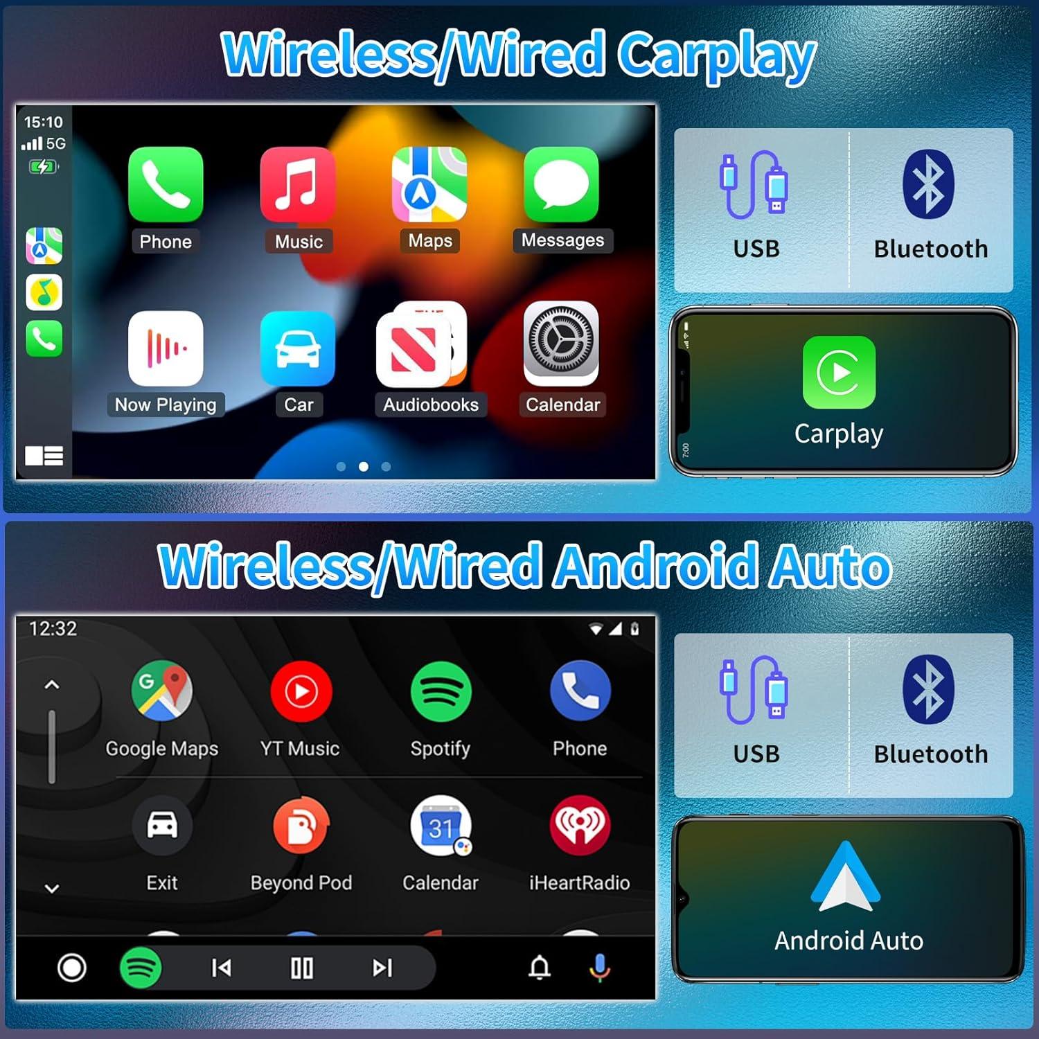 Estéreo de Coche PHEZEN 9" Kia Forte 2013-2018 CarPlay GPS