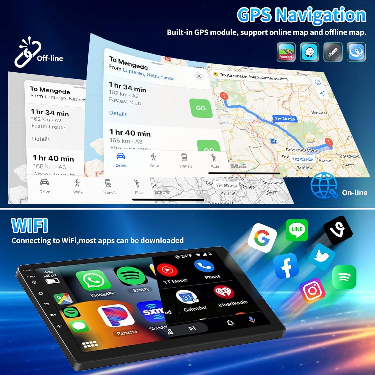 Estéreo de Coche PHEZEN 9" Kia Forte 2013-2018 CarPlay GPS