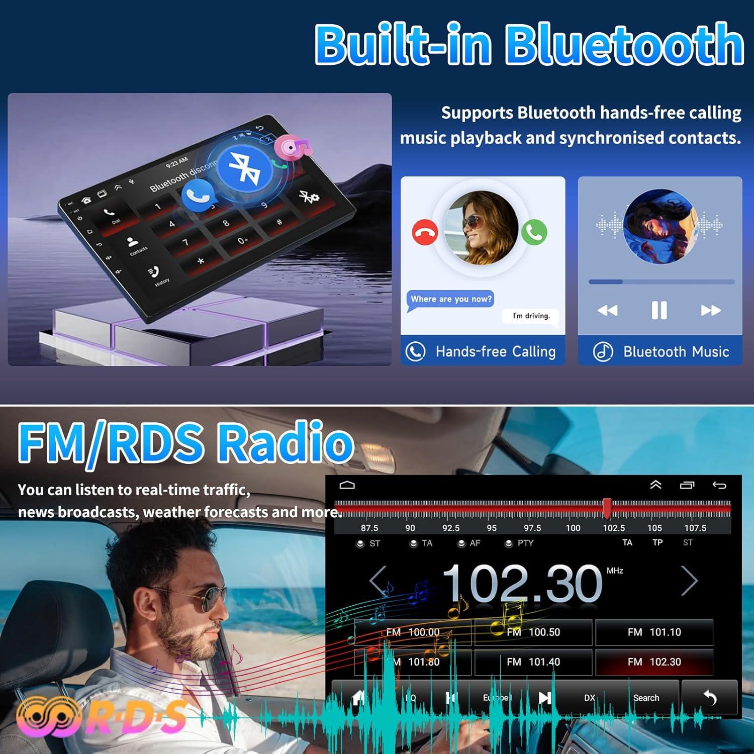 Estéreo de Coche PHEZEN 9" Kia Forte 2013-2018 CarPlay GPS