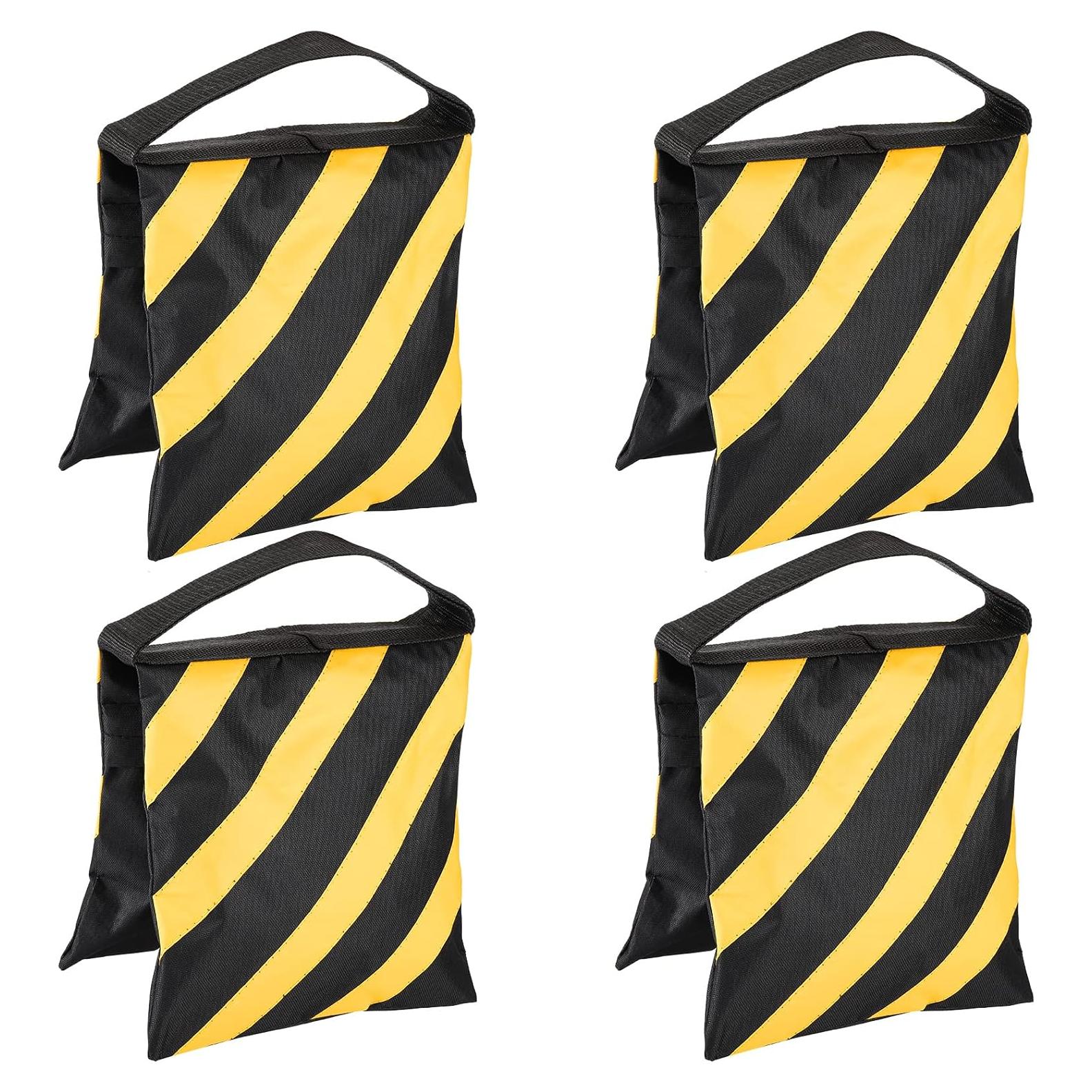 Fasmov Heavy Duty Photographic Sandbag Studio Video Sand Bag for Light Stands, Boom Stand, Tripod,Pack of 4