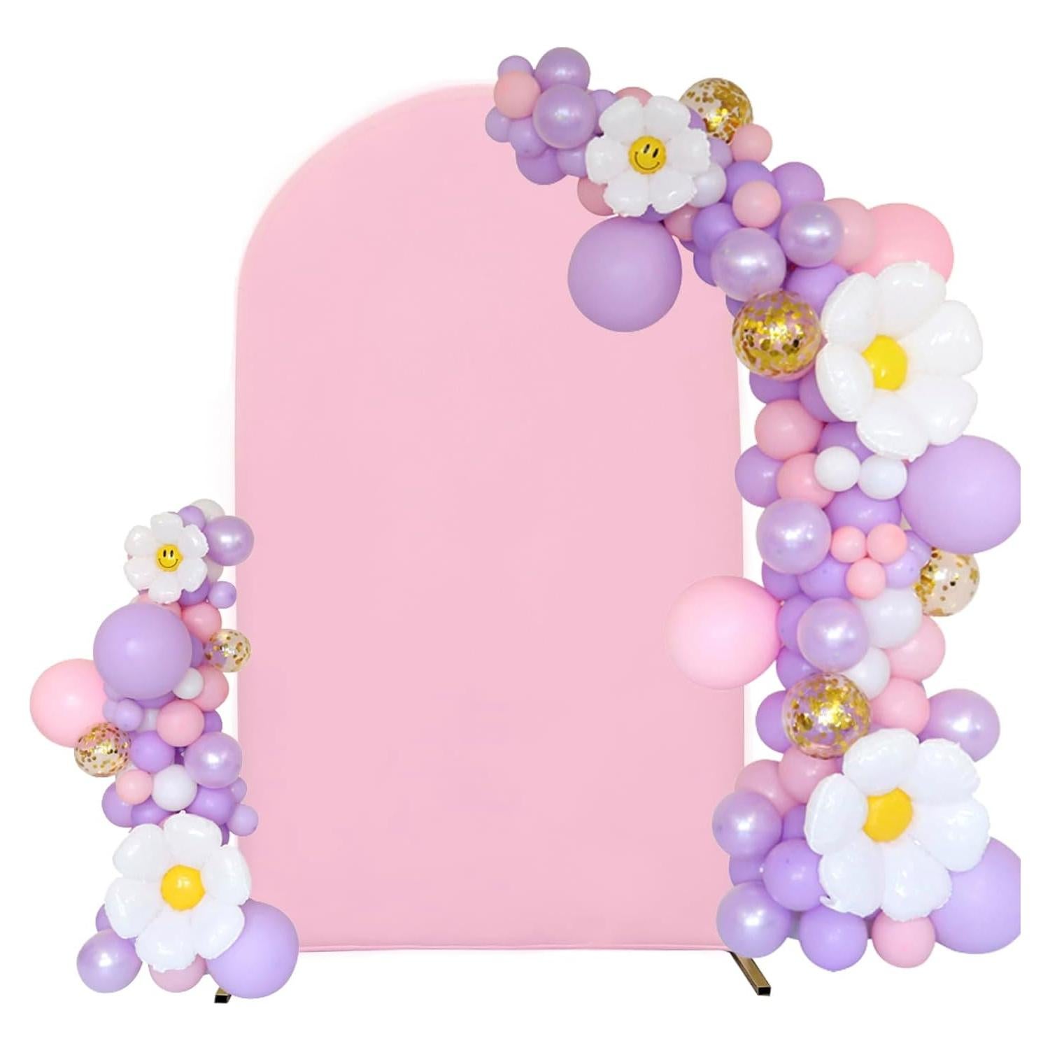 Cubierta de Arco de Boda Maiangel 2.2 m Spandex Rosa