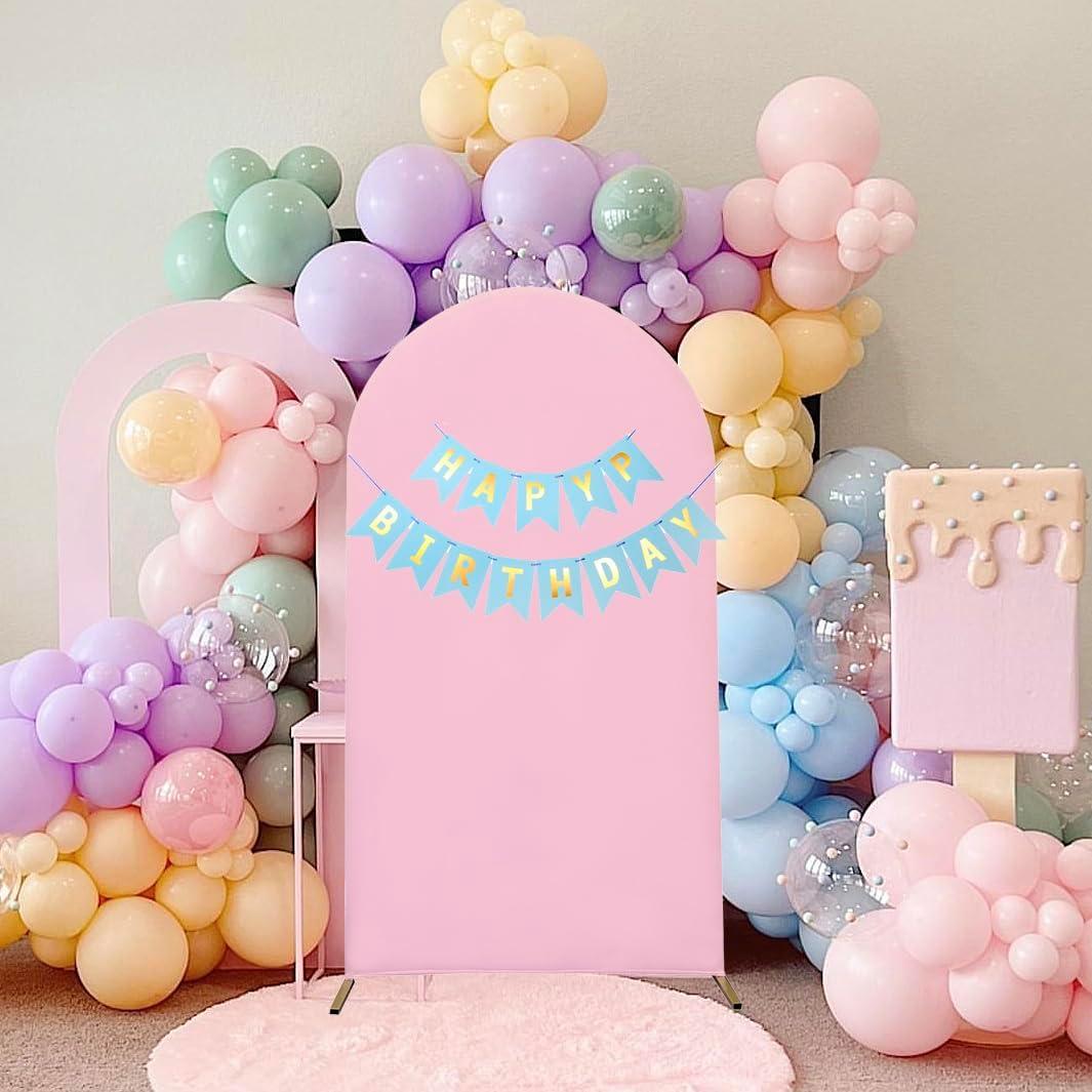 Cubierta de Arco de Boda Maiangel 2.2 m Spandex Rosa