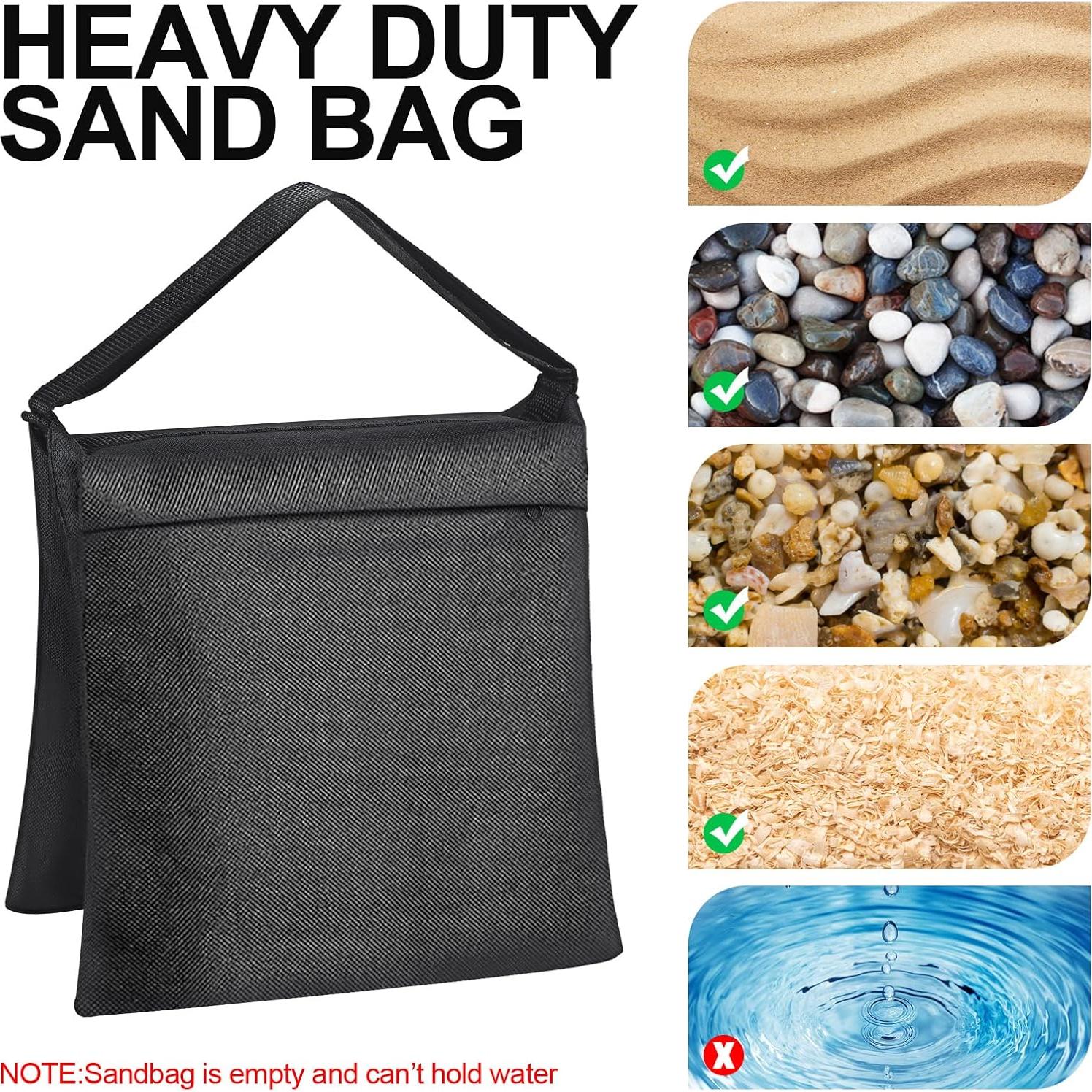 Bolsas de Arena Hoteam 8 Piezas para Trípodes y Soportes