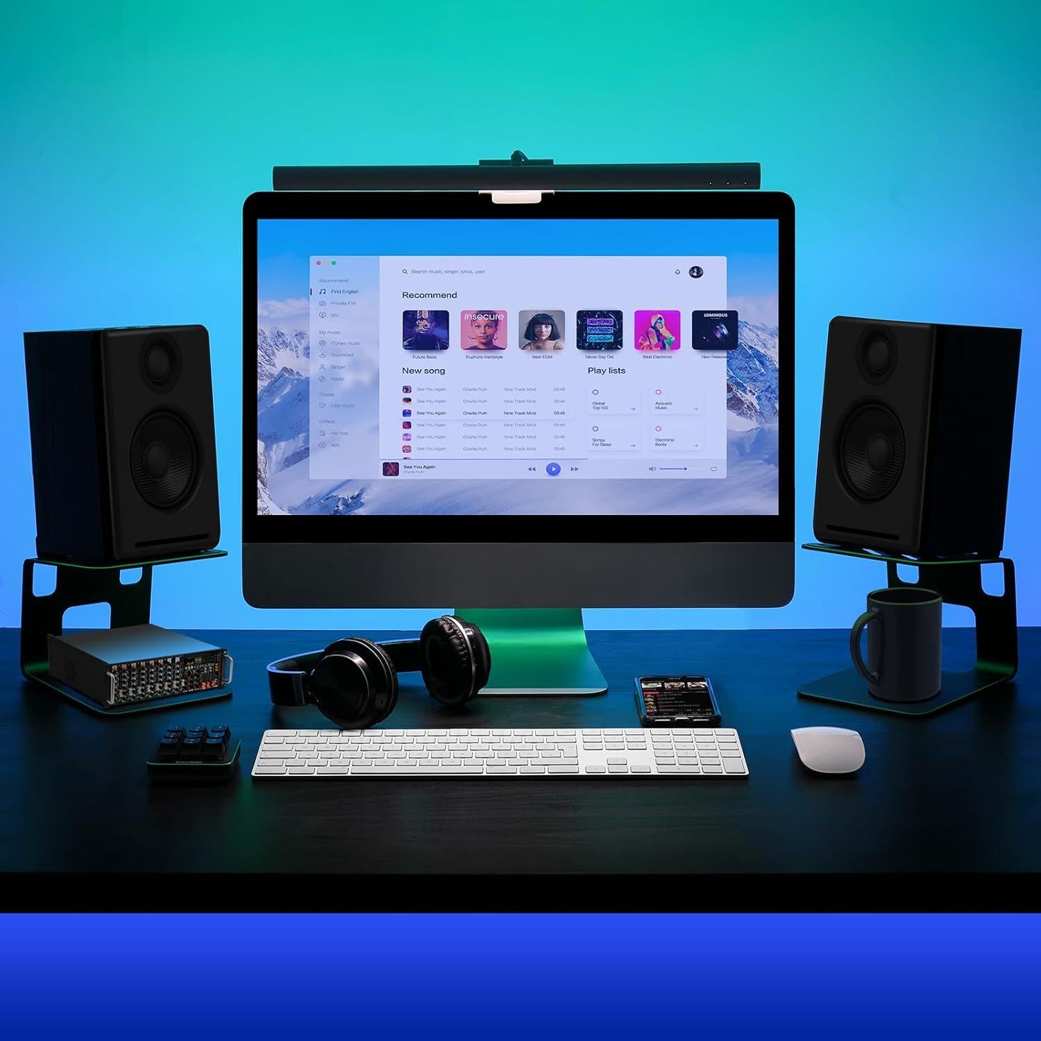 Soportes de Altavoces de Escritorio VAYDEER Metal 10.48 cm