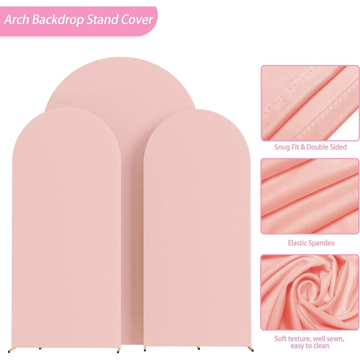 Cubiertas de Arco de Boda Fomcet 1.8M, 2M, 2.2M Spandex Juego de 3