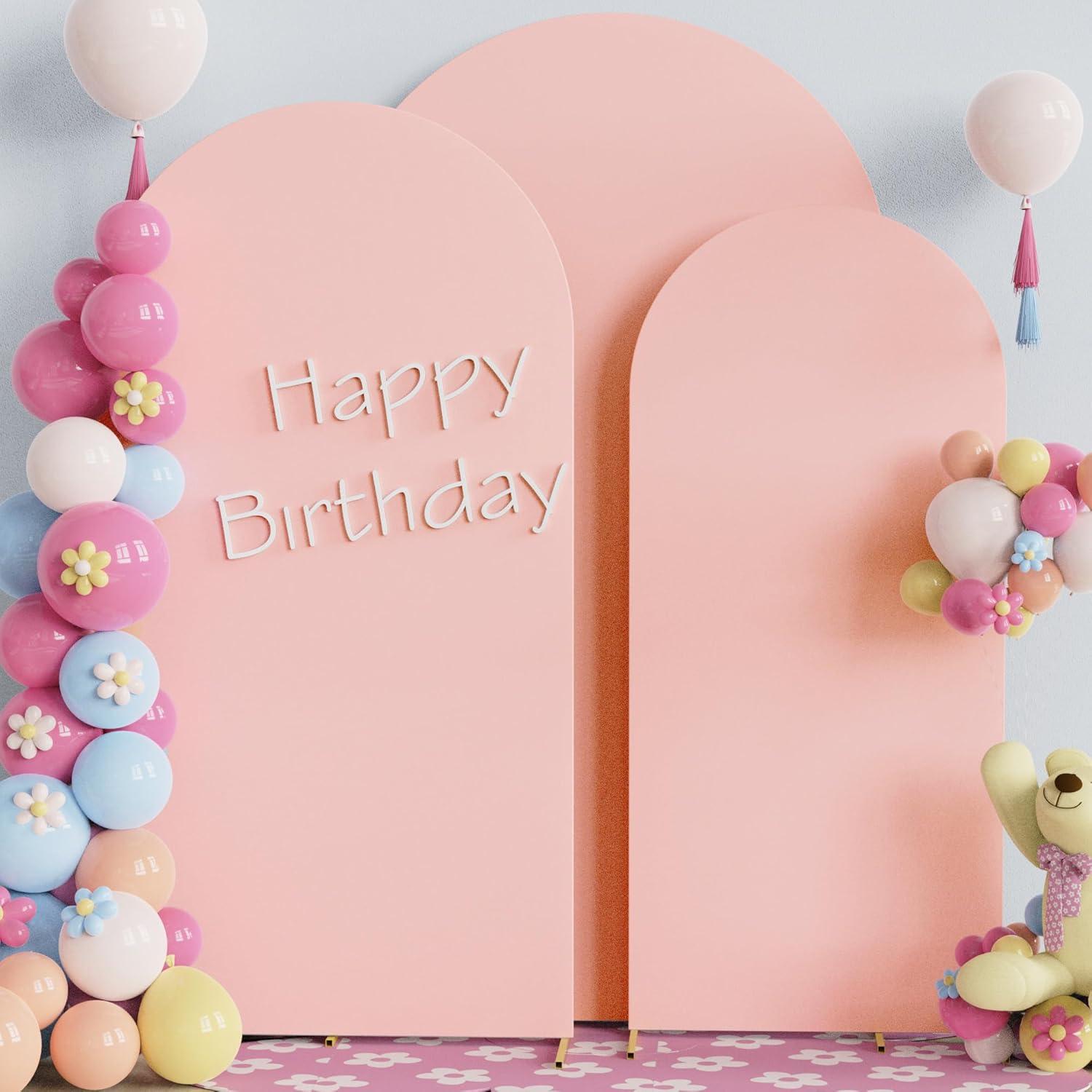 Cubiertas de Arco de Boda Fomcet 1.8M, 2M, 2.2M Spandex Juego de 3