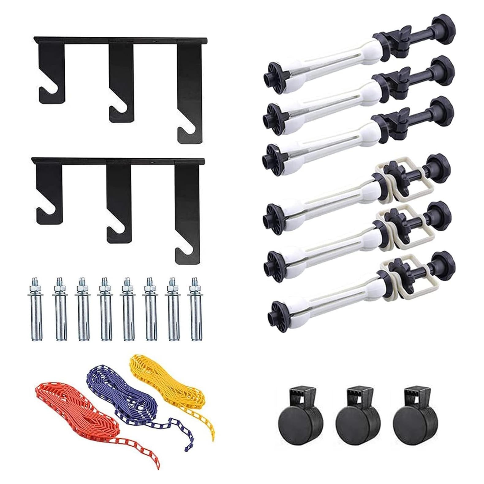 Soporte de Pared para Fondos de Fotografía YunDZ 3 Rodillos