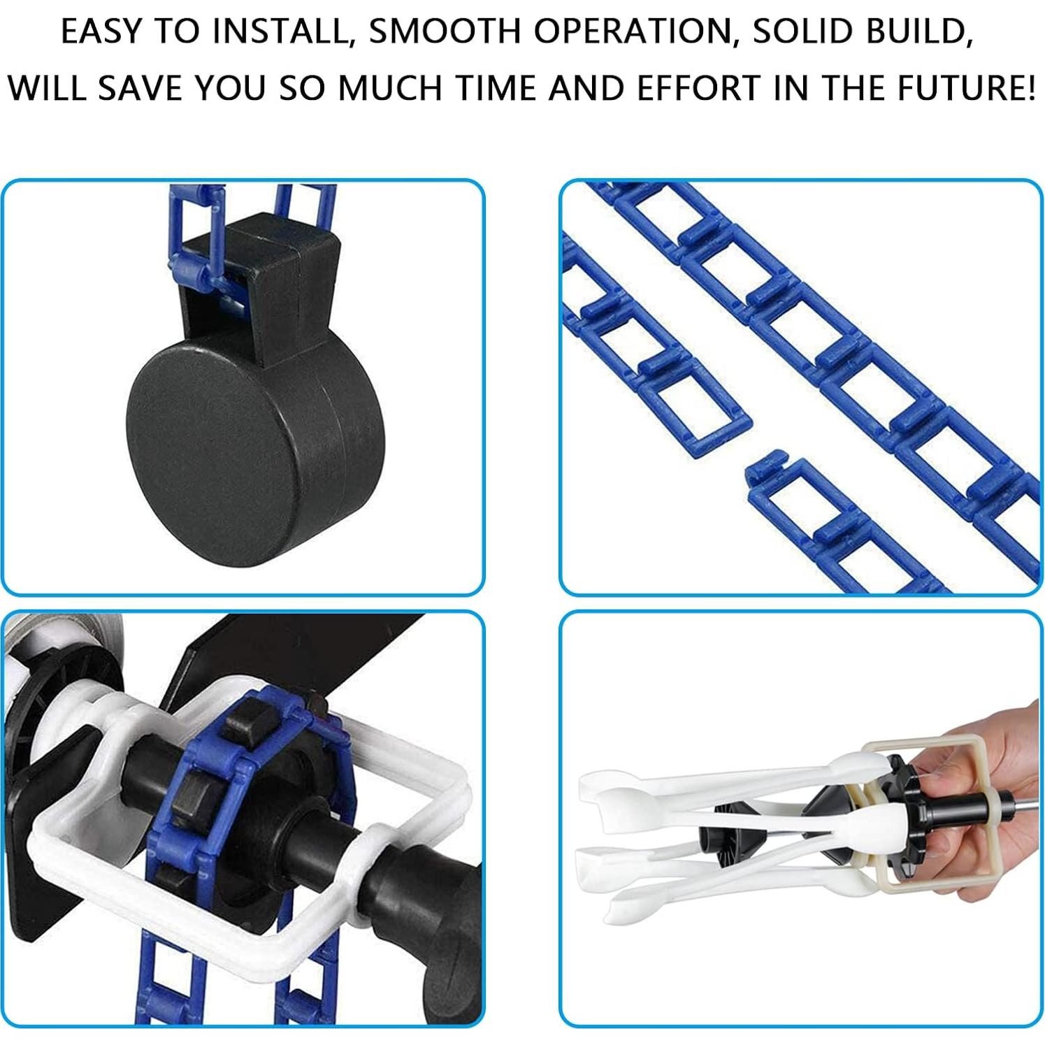 Soporte de Pared para Fondos de Fotografía YunDZ 3 Rodillos