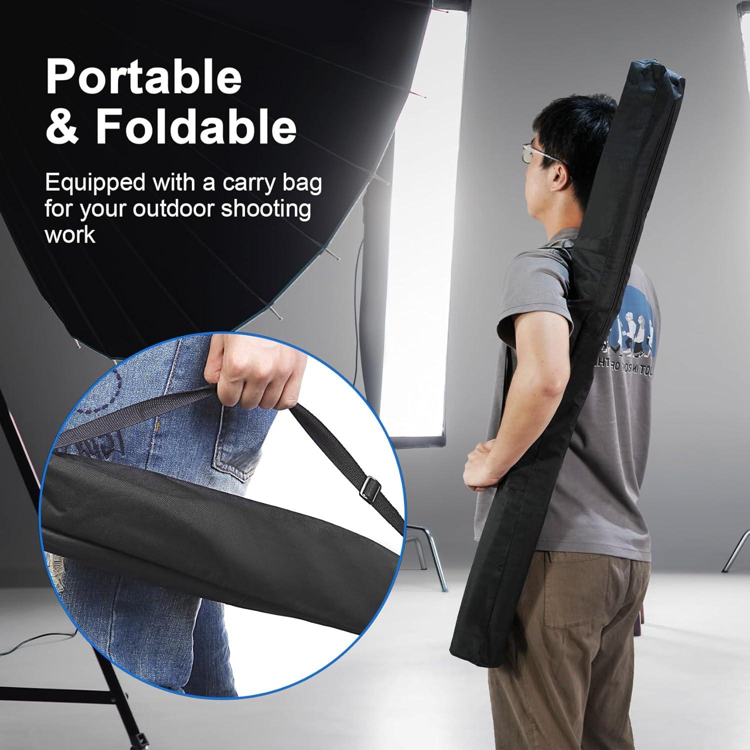 Soporte de Luz Selens 2.8 m Acero Inoxidable Plegable 10 kg