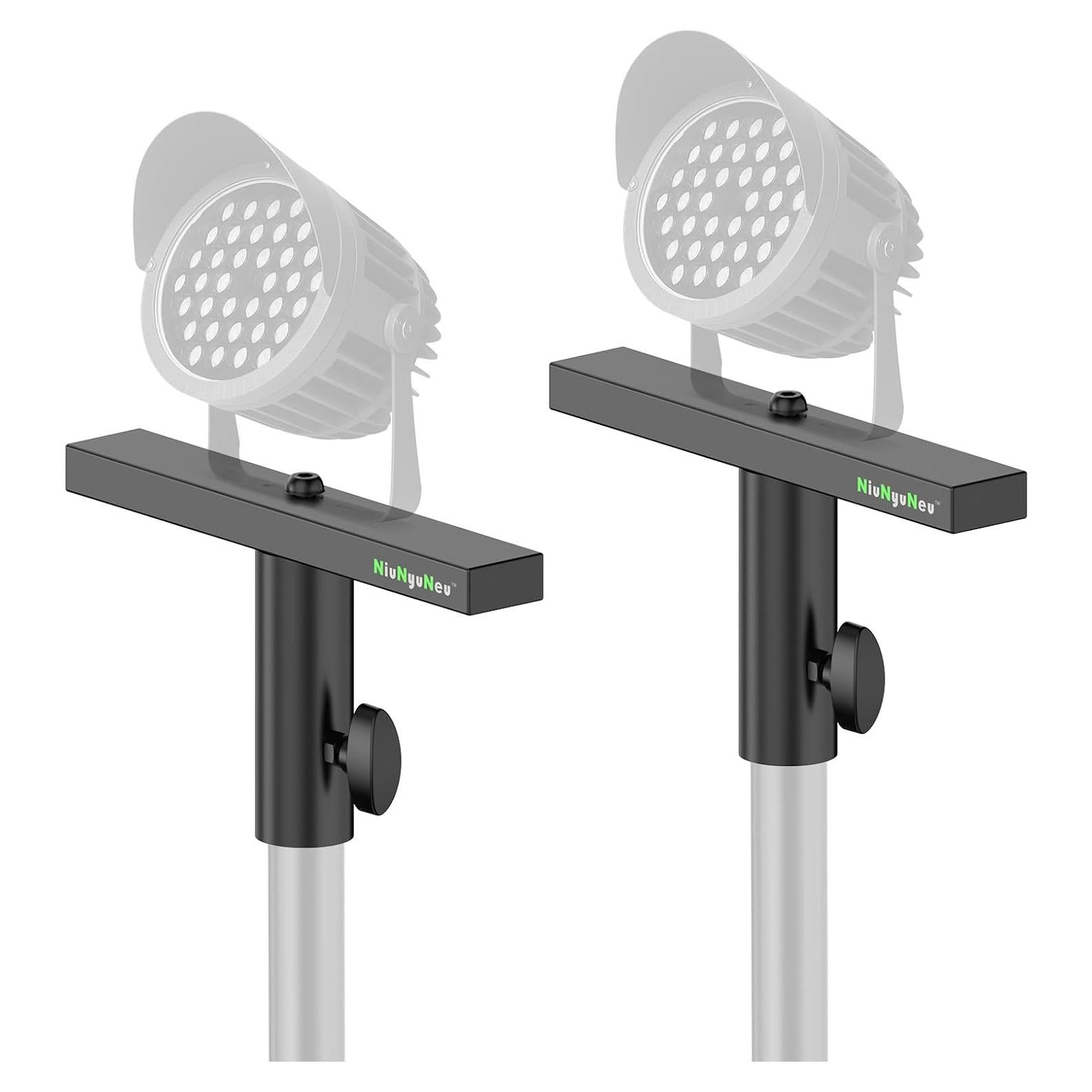 Soporte de Iluminación T-Bar 2 Unidades 30 kg Plata