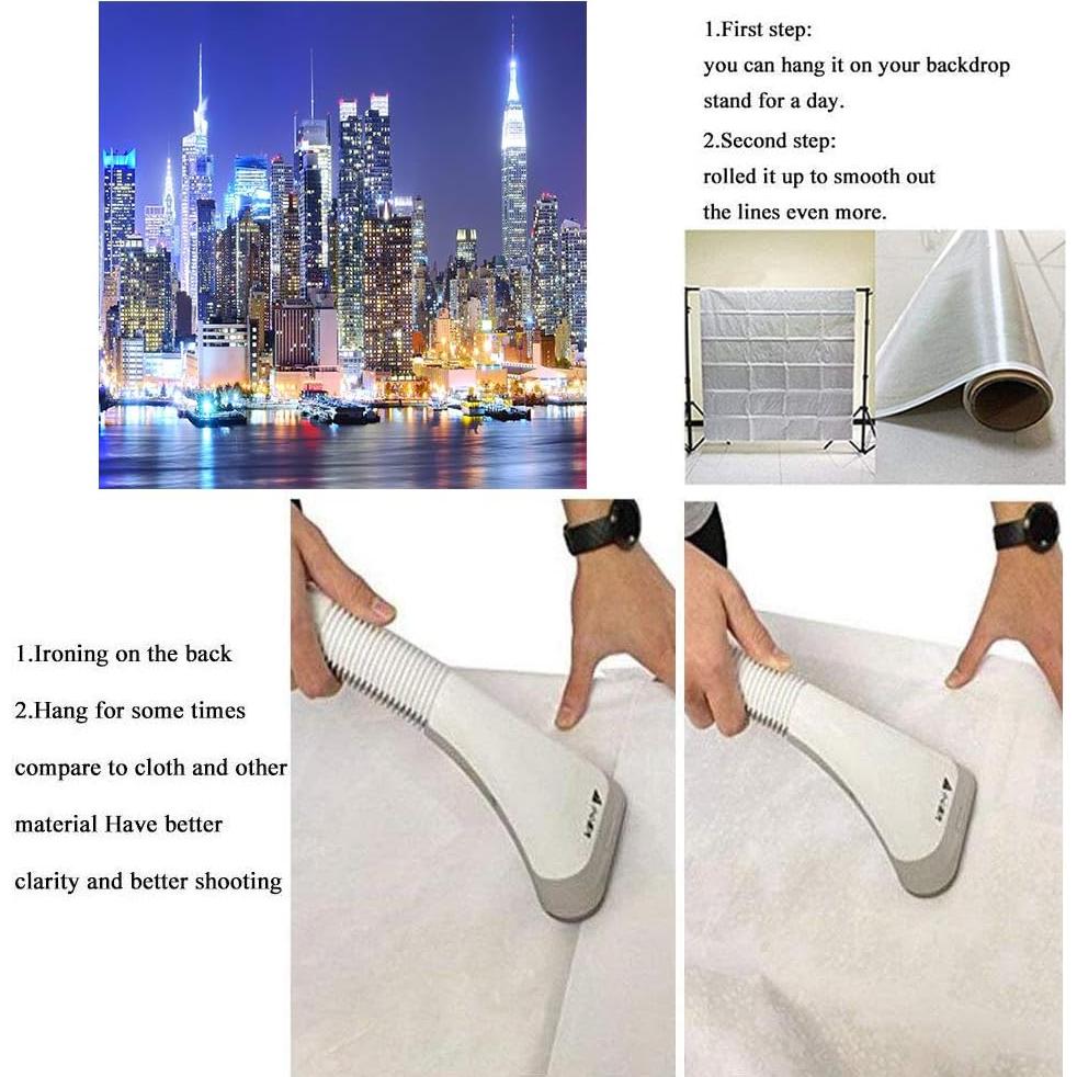 Fondo de Vinilo 10x10ft MTMETY Nueva York Nocturno