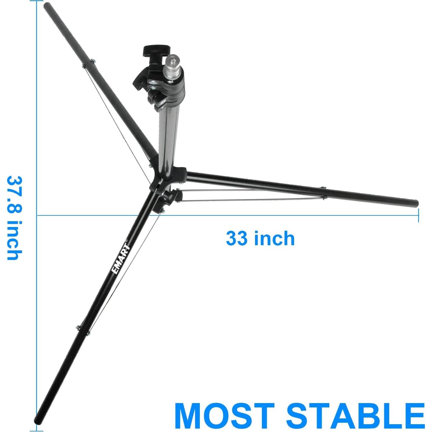 Soporte de Luz Profesional EMART 2.6m Ajustable 10kg