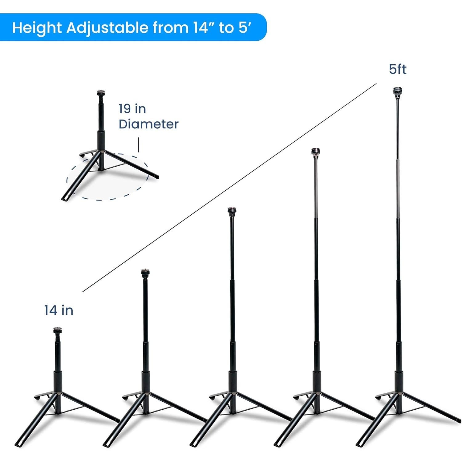 Trípode de Luz Ajustable Lume Cube 0.57 kg 35.56 a 152.4 cm