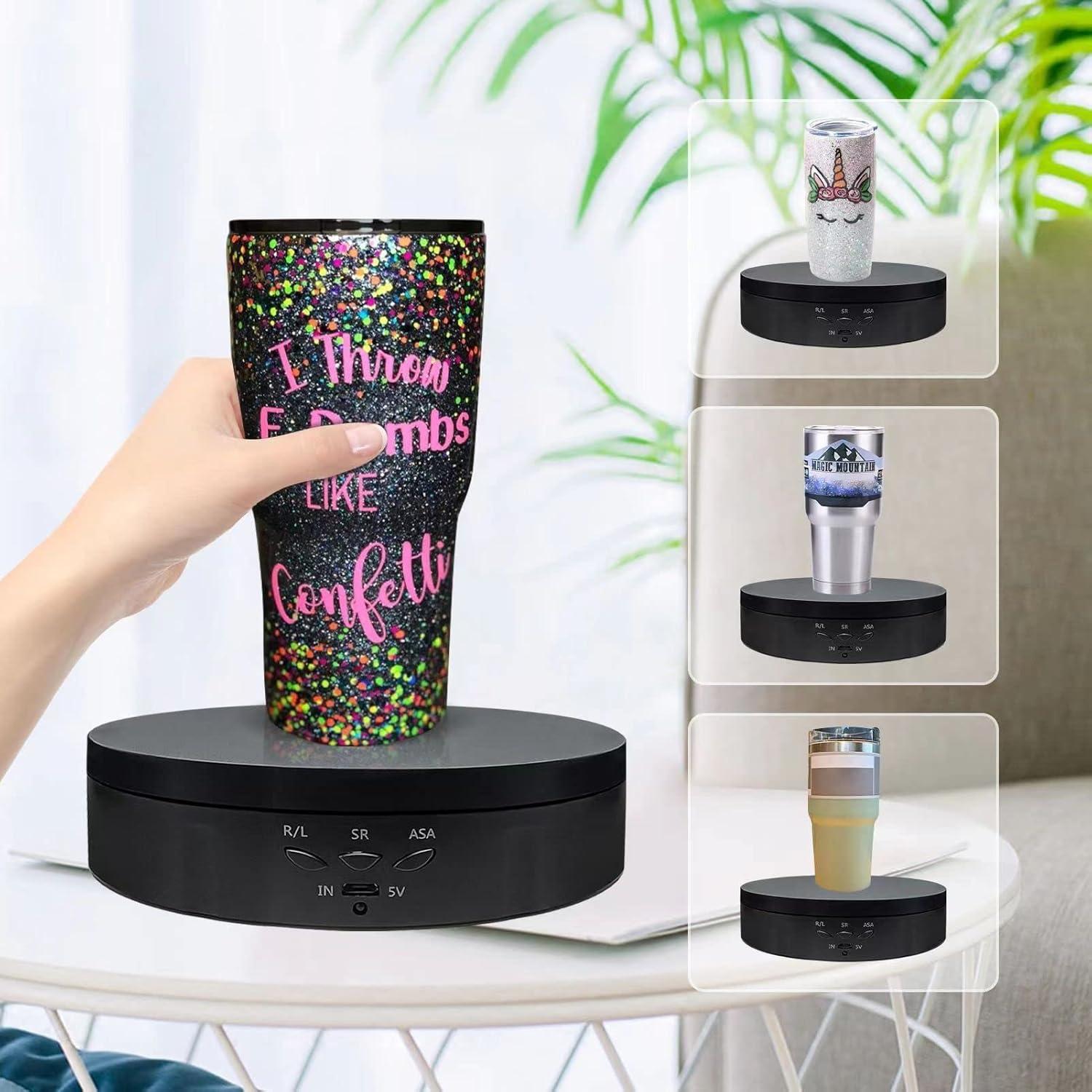 Soporte de Exhibición Rotatorio ZLMONDEE 3 en 1 Negro 22 kg