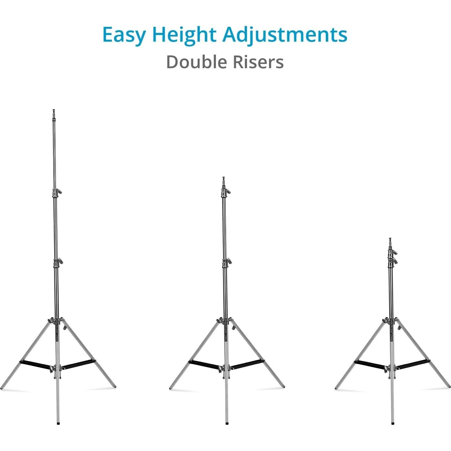 Soporte Doble Elevador PROAIM TP-NJB-02 para Fotografía 260cm