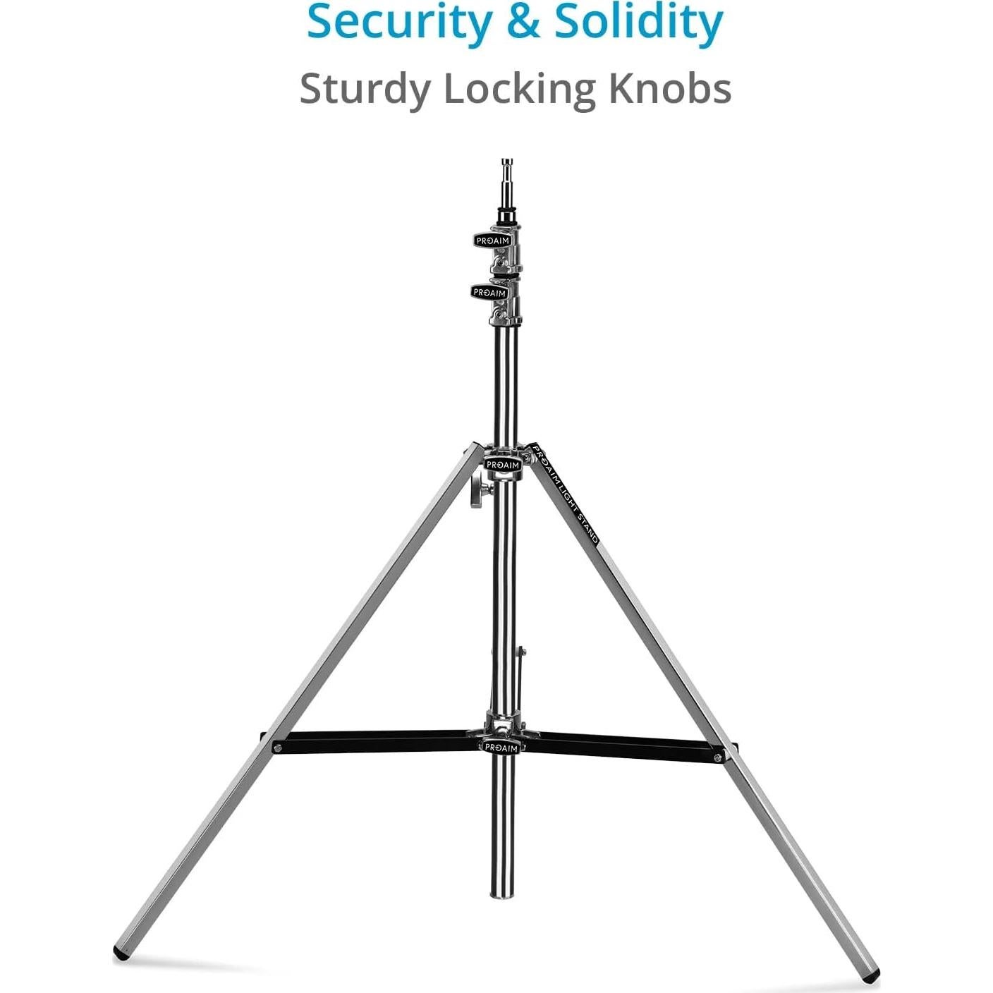 Soporte Doble Elevador PROAIM TP-NJB-02 para Fotografía 260cm