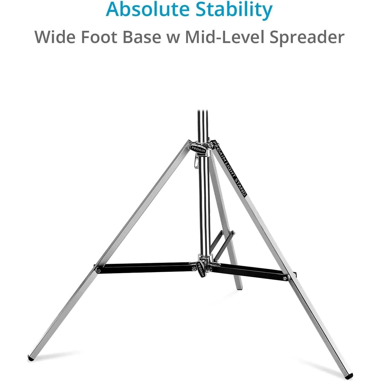 Soporte Doble Elevador PROAIM TP-NJB-02 para Fotografía 260cm