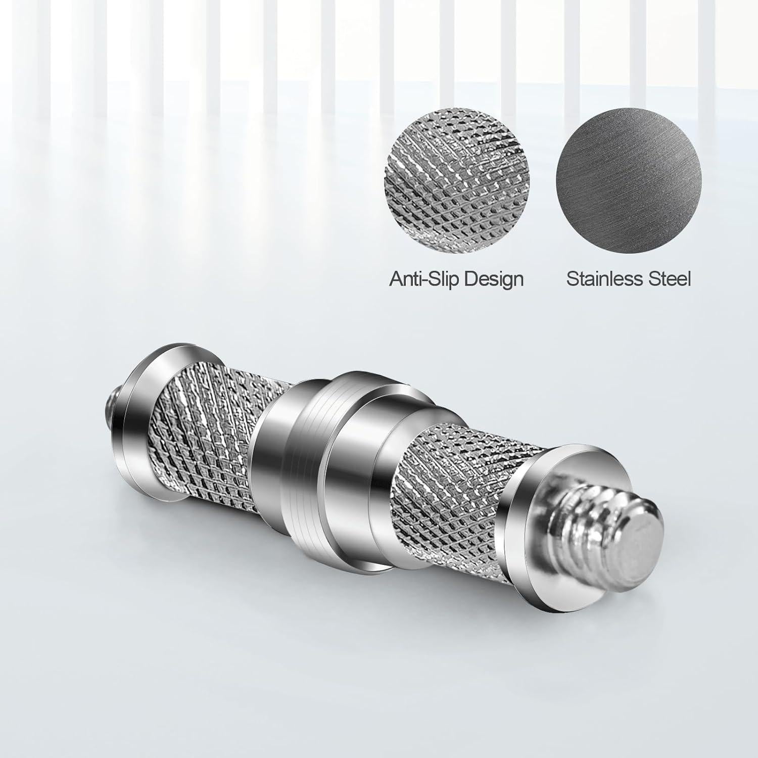 Adaptador de Tornillo Macho 1/4 a 3/8 WELLMAKING Metal