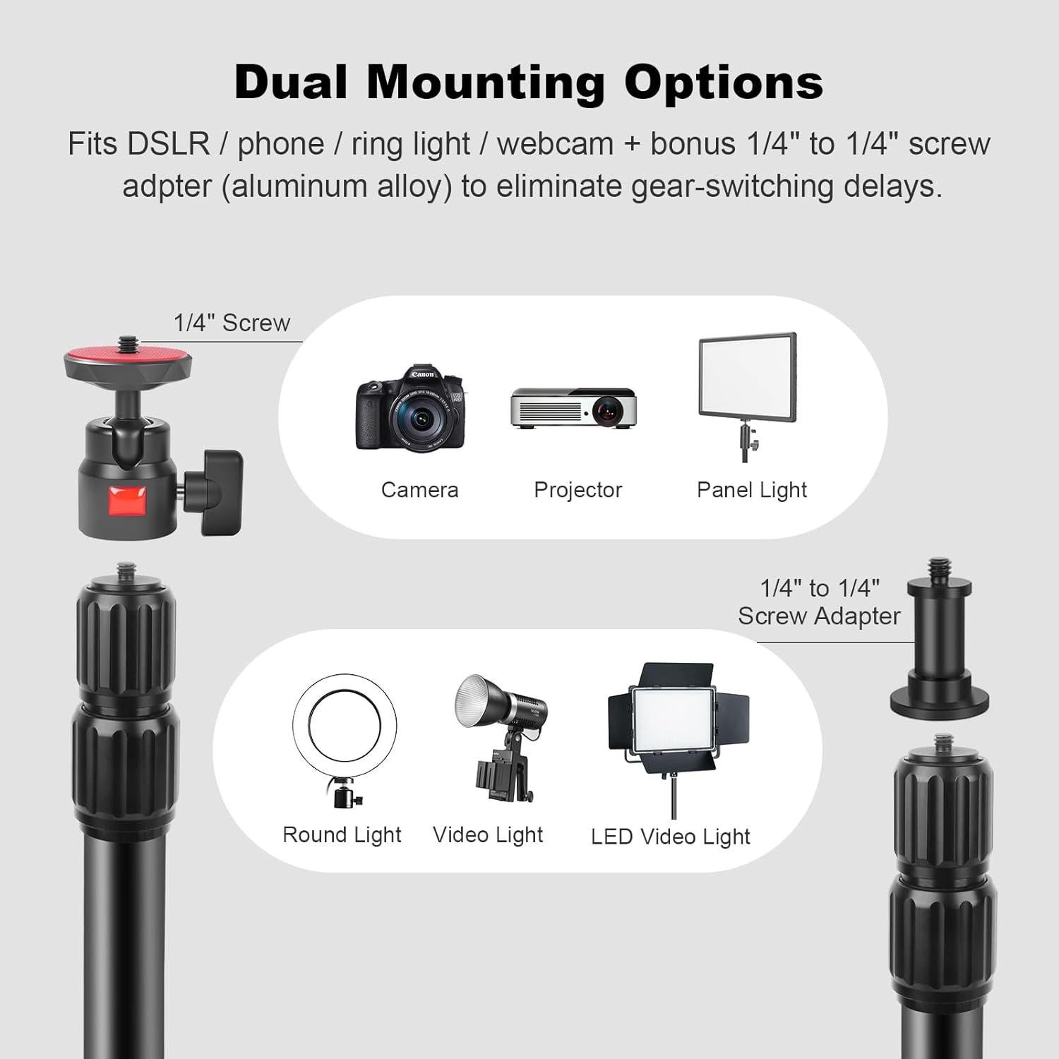 Soporte de Escritorio para Cámara Mechrig 811003 con Brazo Ajustable