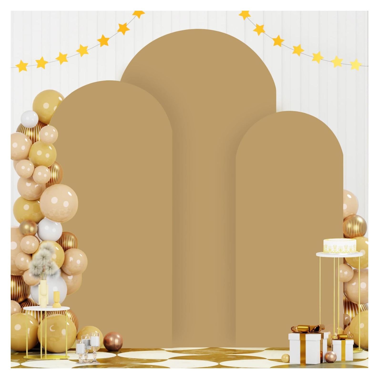 Juego de 3 Fundas de Arco Caqui FOTSHARER 1.83-2.19m Spandex