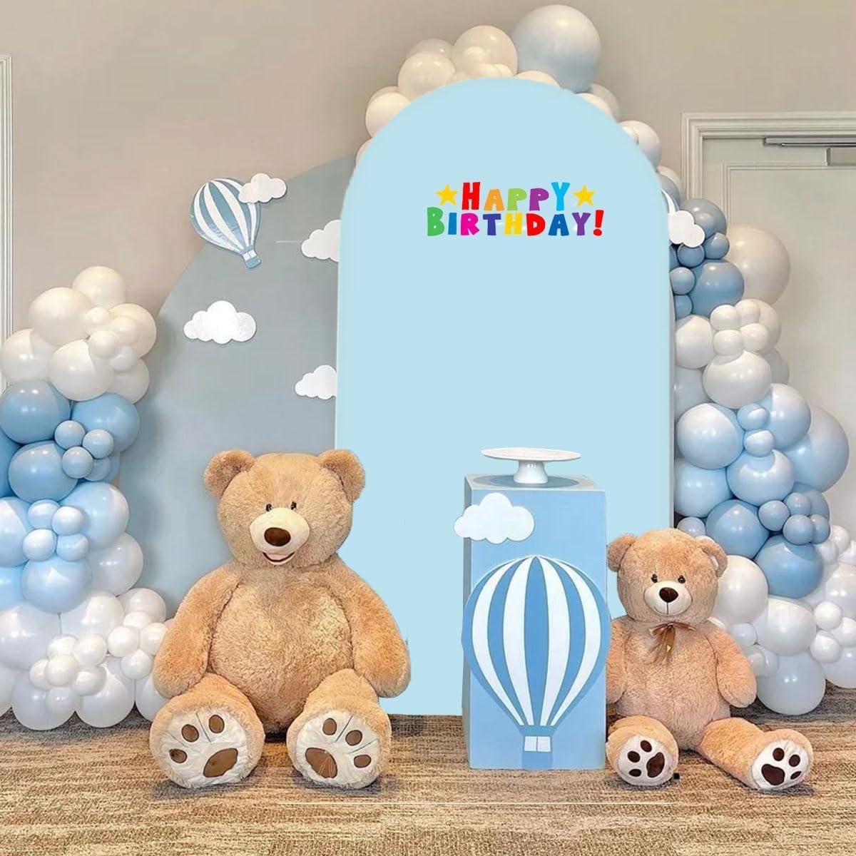 Cubierta de Arco Albassa Spandex Doble Cara 1.83m Azul Polvoriento